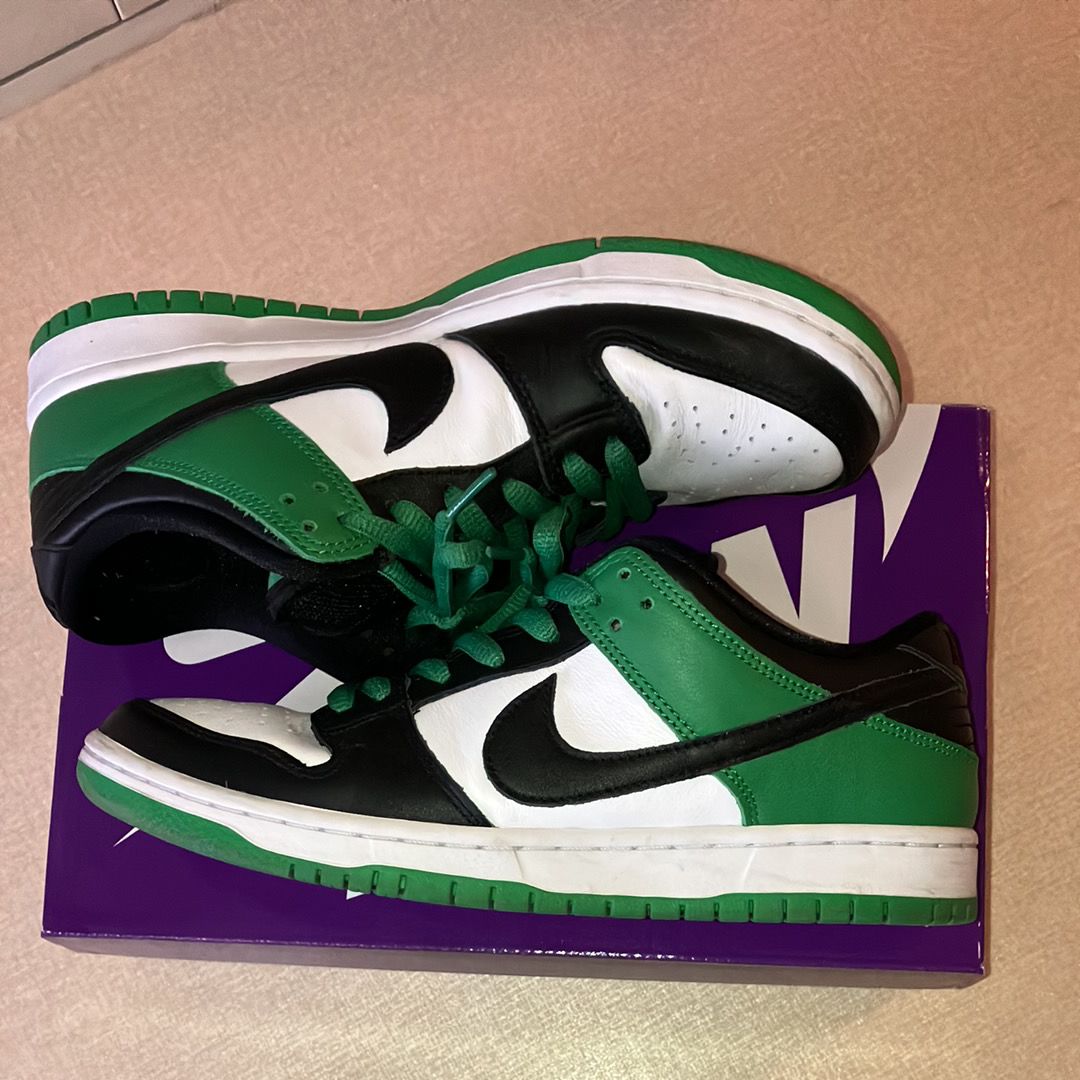 Nike SB Dunk Low Pro "Black and Classic Green"