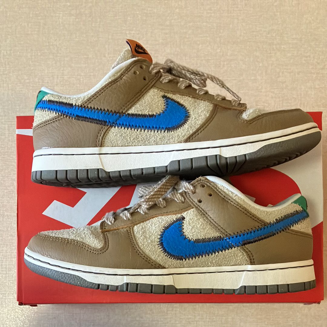 size? × Nike Dunk Low "Dark Driftwood/Photo BlueRattan"
