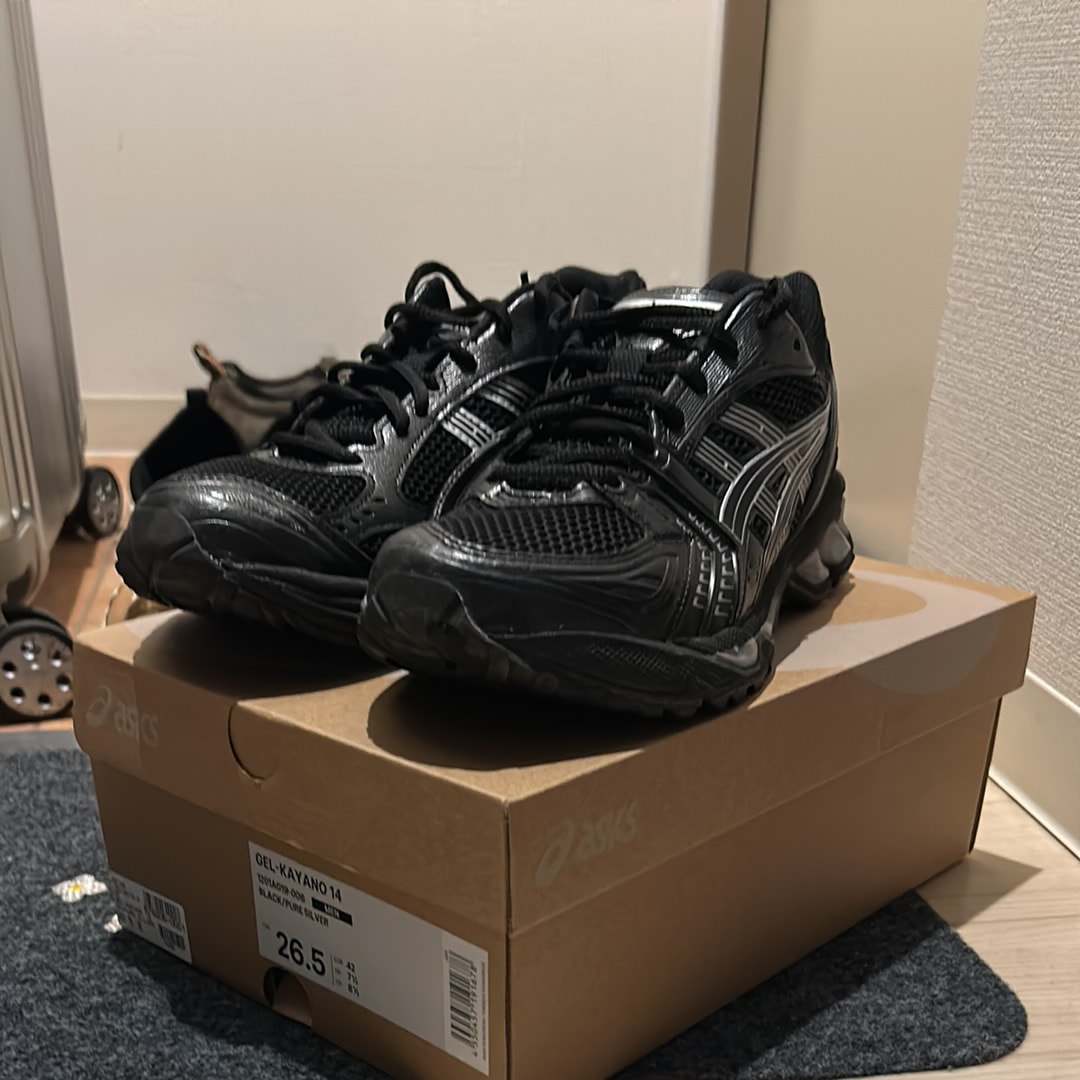 Asics Gel-Kayano 14 "Black/Pure Silver"