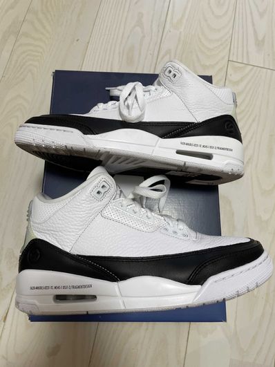 Fragment × Nike Air Jordan 3 "White/Black"