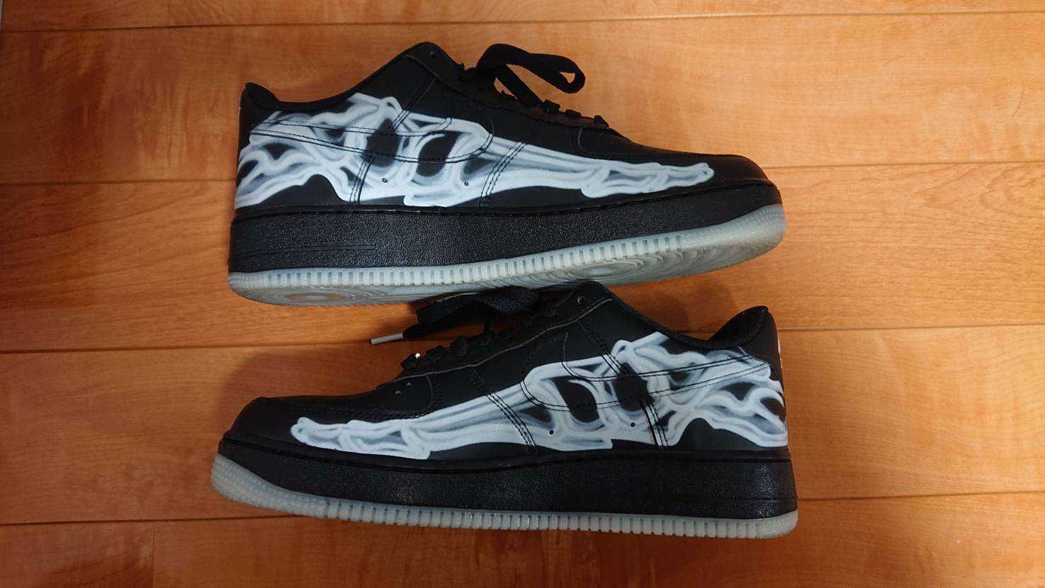 Nike Air Force 1 Low "Black Skeleton"