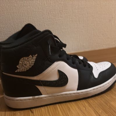 Nike Air Jordan 1 Mid "Panda Elephant/Safari"