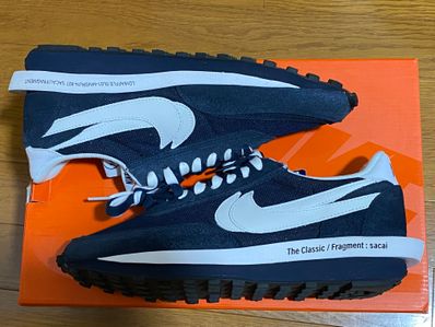 Fragment × sacai × Nike LD Waffle "Blackended Blue"