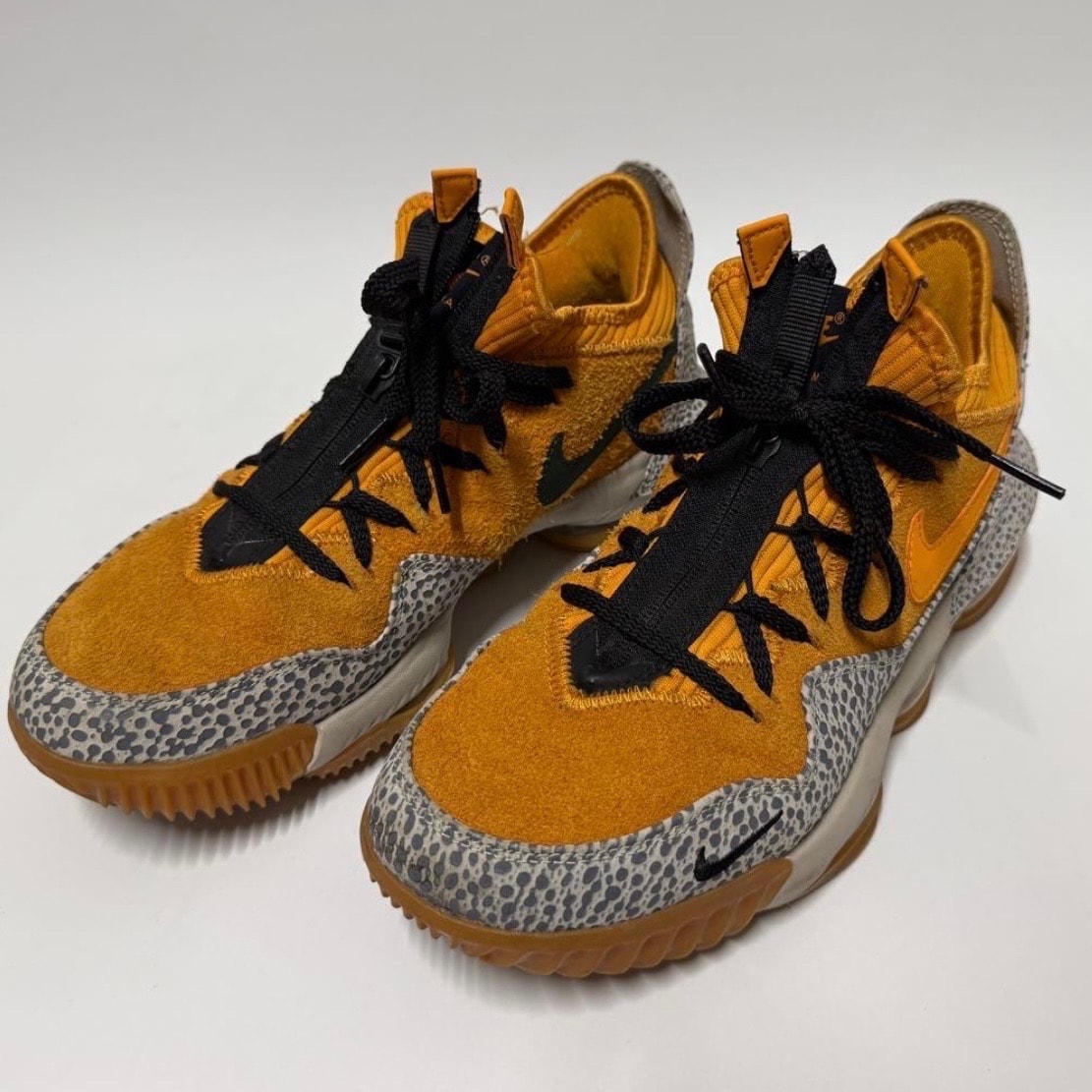 atmos × Nike LeBron 16 Low "Safari" (CD9471-800/CI3358-800)