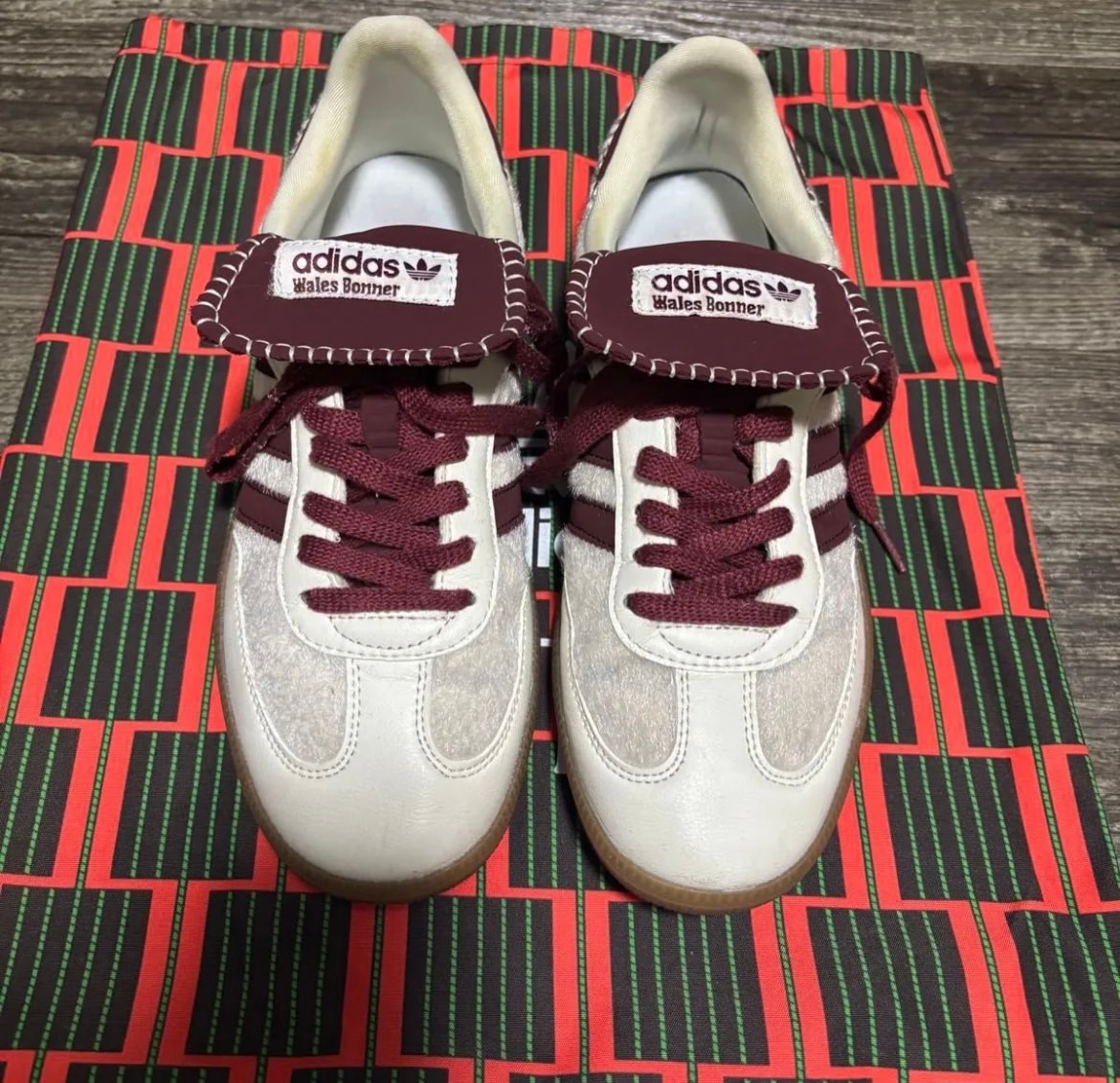 ウェールズ・ボナー × アディダスオリジナルス サンバ ポニー トーナル ロー "クリームホワイト/ミステリーブラウン"