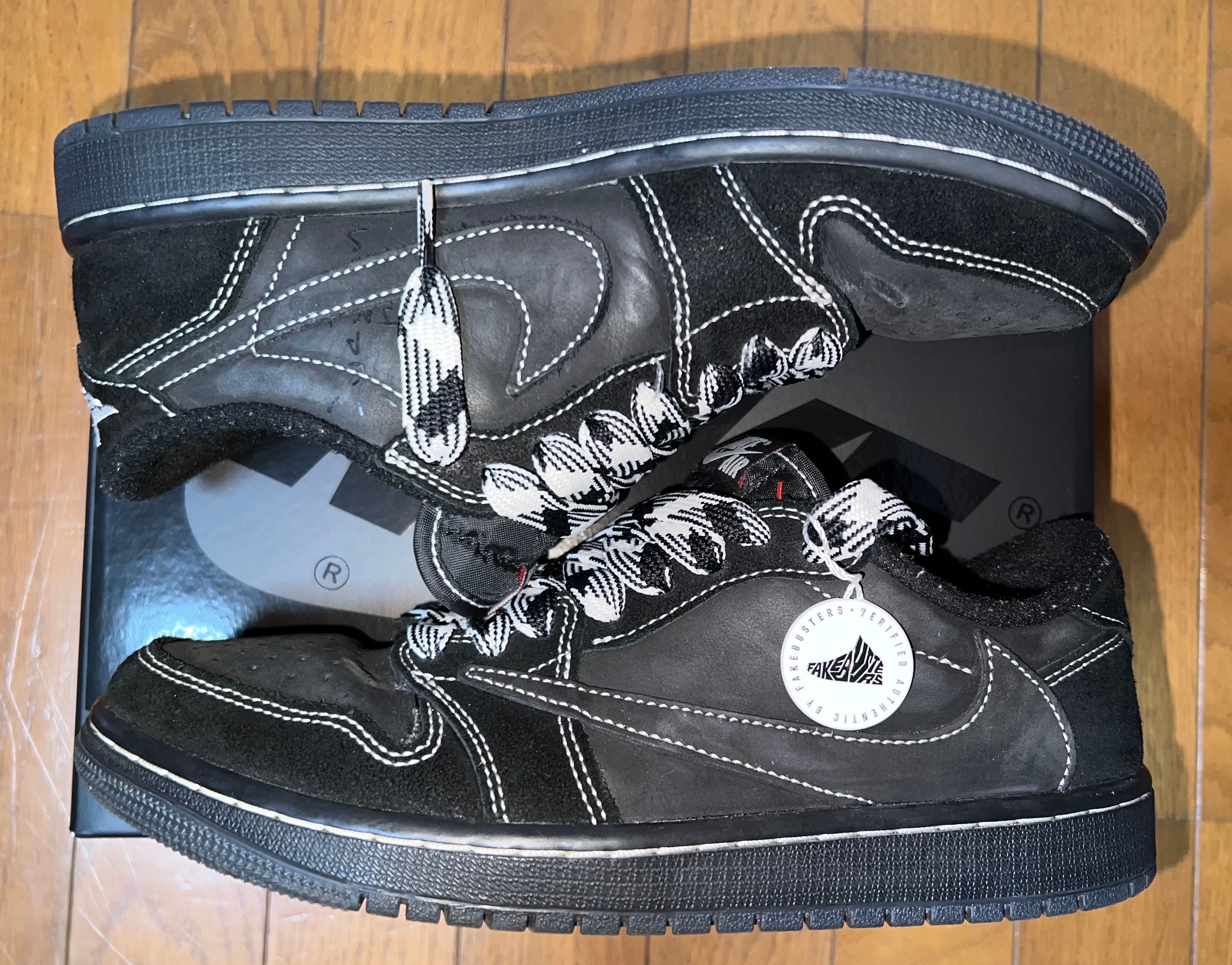 Travis Scott × Nike Air Jordan 1 Low OG SP "Black Phantom"