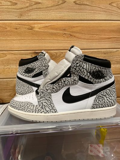 Nike Air Jordan 1 High OG "White Cement/Safari"