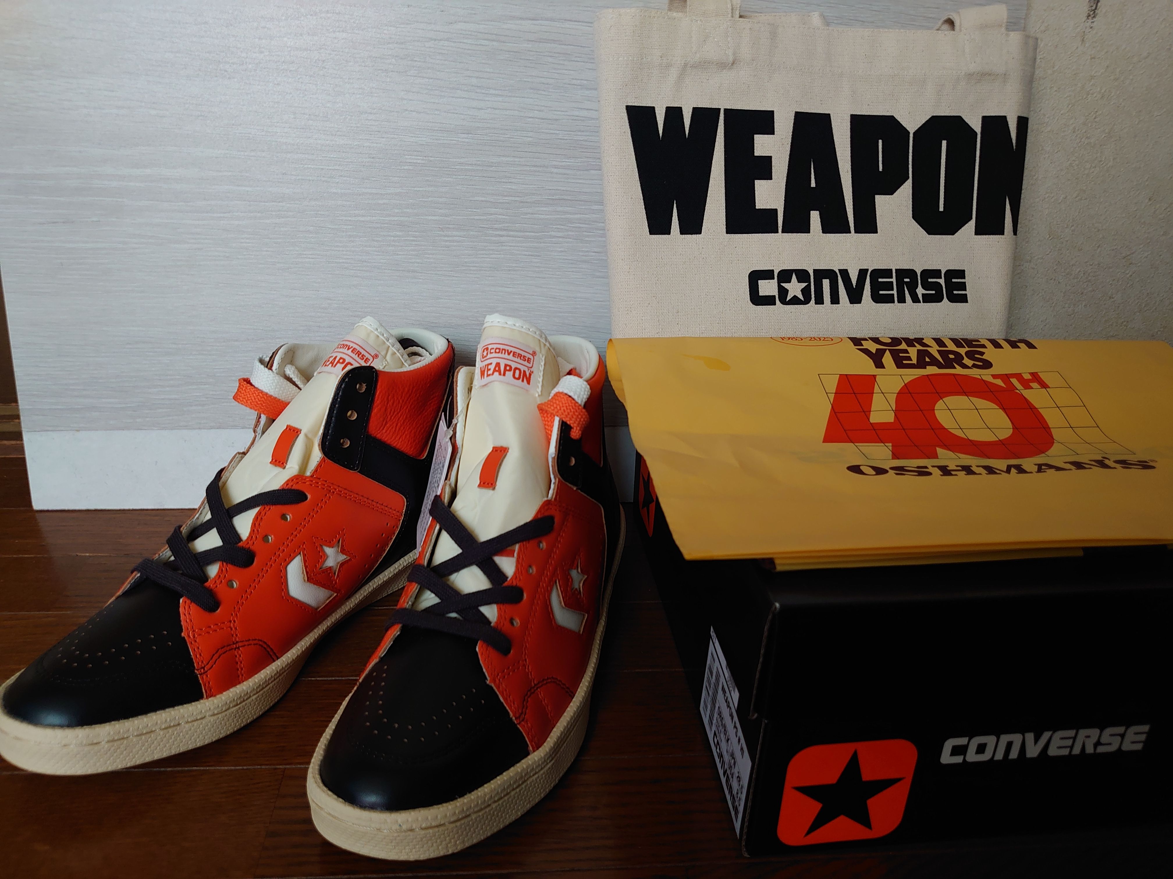 OSHMAN'S × Converse Weapon PS Hi "OSHMAN’S 40th Anniversary"