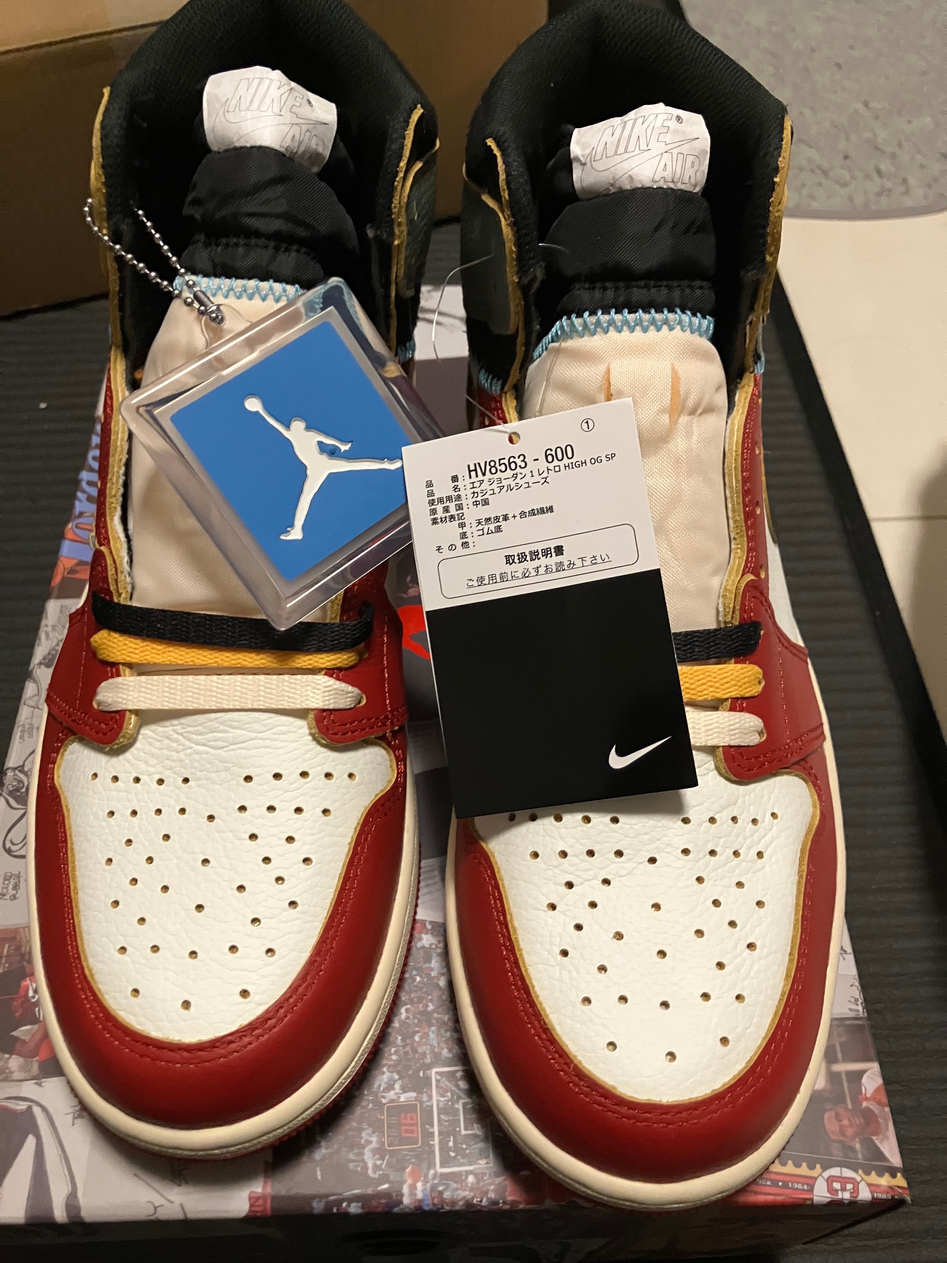 UNION × Nike Air Jordan 1 Retro High OG "Chicago/Shadow"