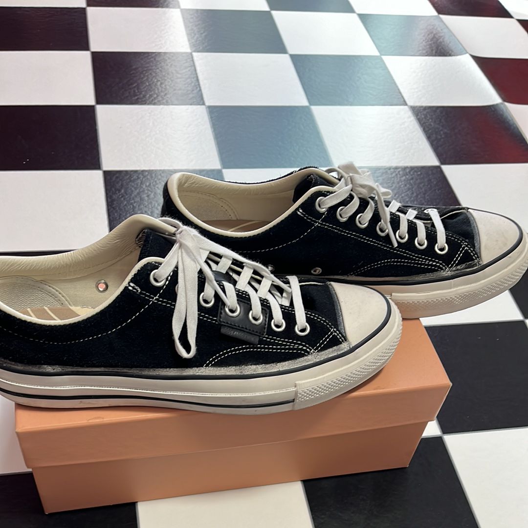 N.HOLLYWOOD × Converse Addict Chuck Taylor Suede NH OX "Black"