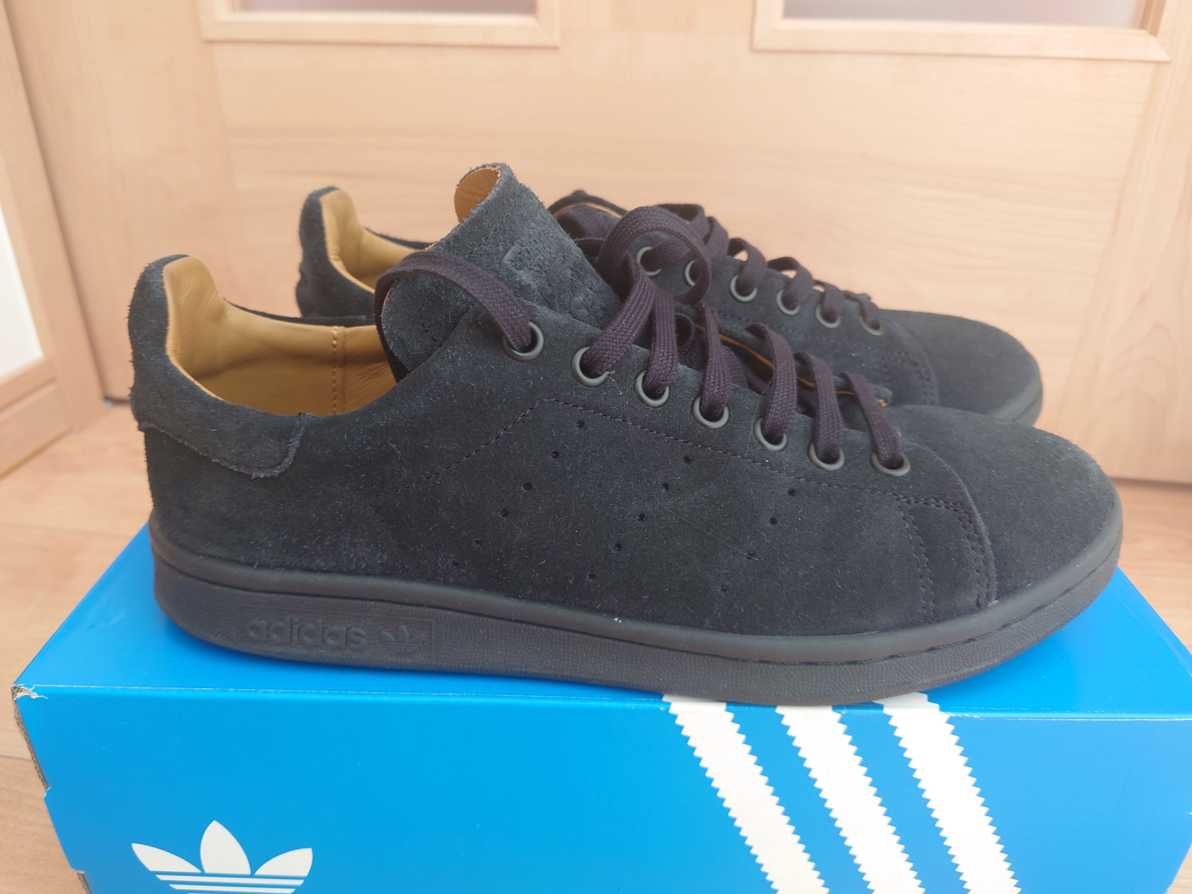 Shinsuke Nakada × adidas Stan Smith Lux "Core Black/Mesa/Silver Metallic"