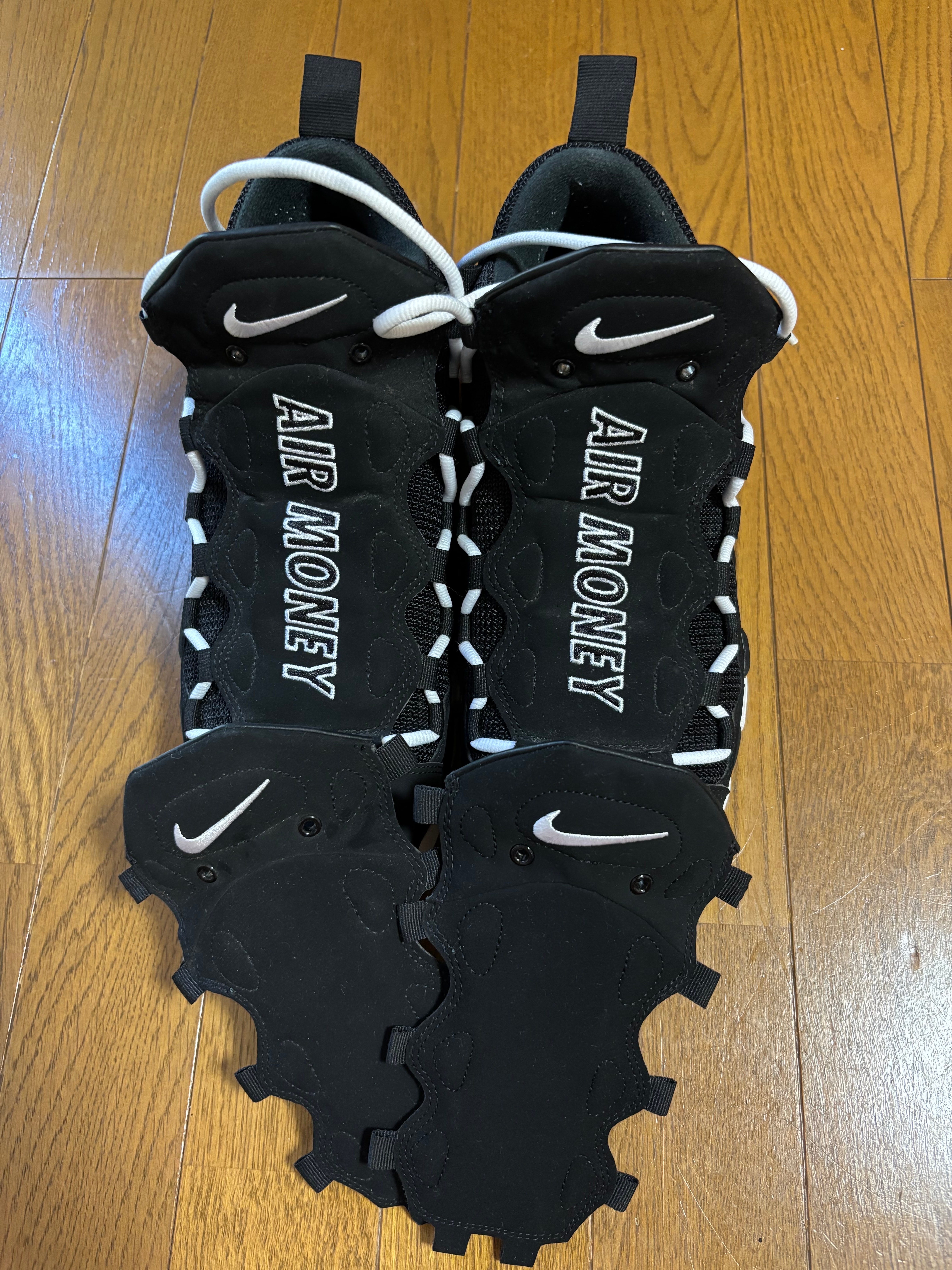 Nike Air More Money "White/Black/Team Red"