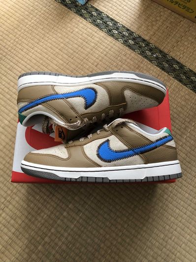 size? × Nike Dunk Low "Dark Driftwood/Photo BlueRattan"