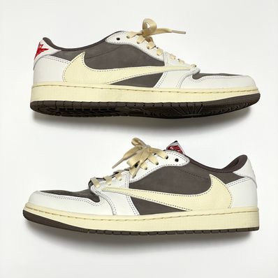Travis Scott × Nike Air Jordan 1 Low OG SP "Reverse Mocha/Sail and Ridgerock"