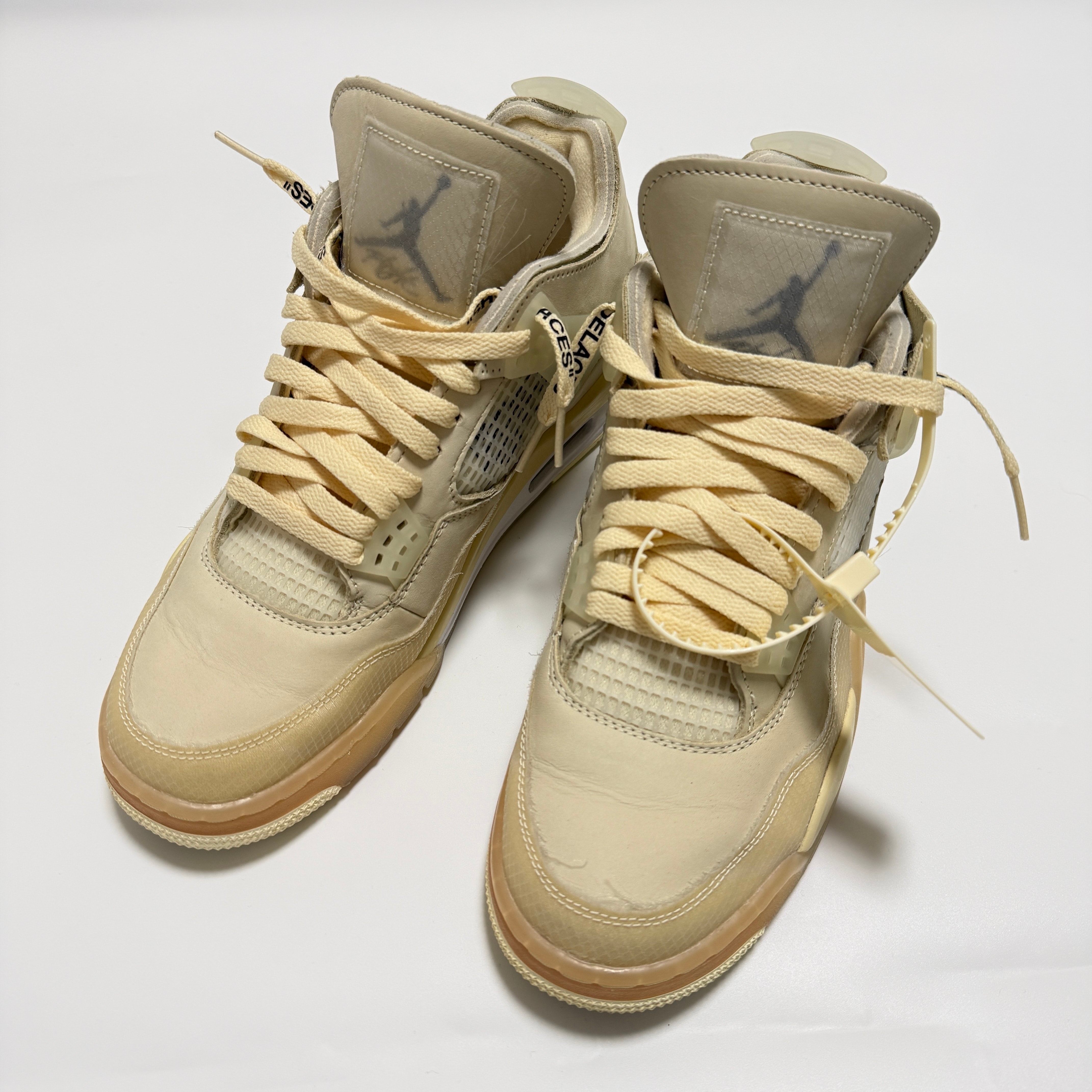 Off-White × Nike Women's Air Jordan 4 SP "Sail"