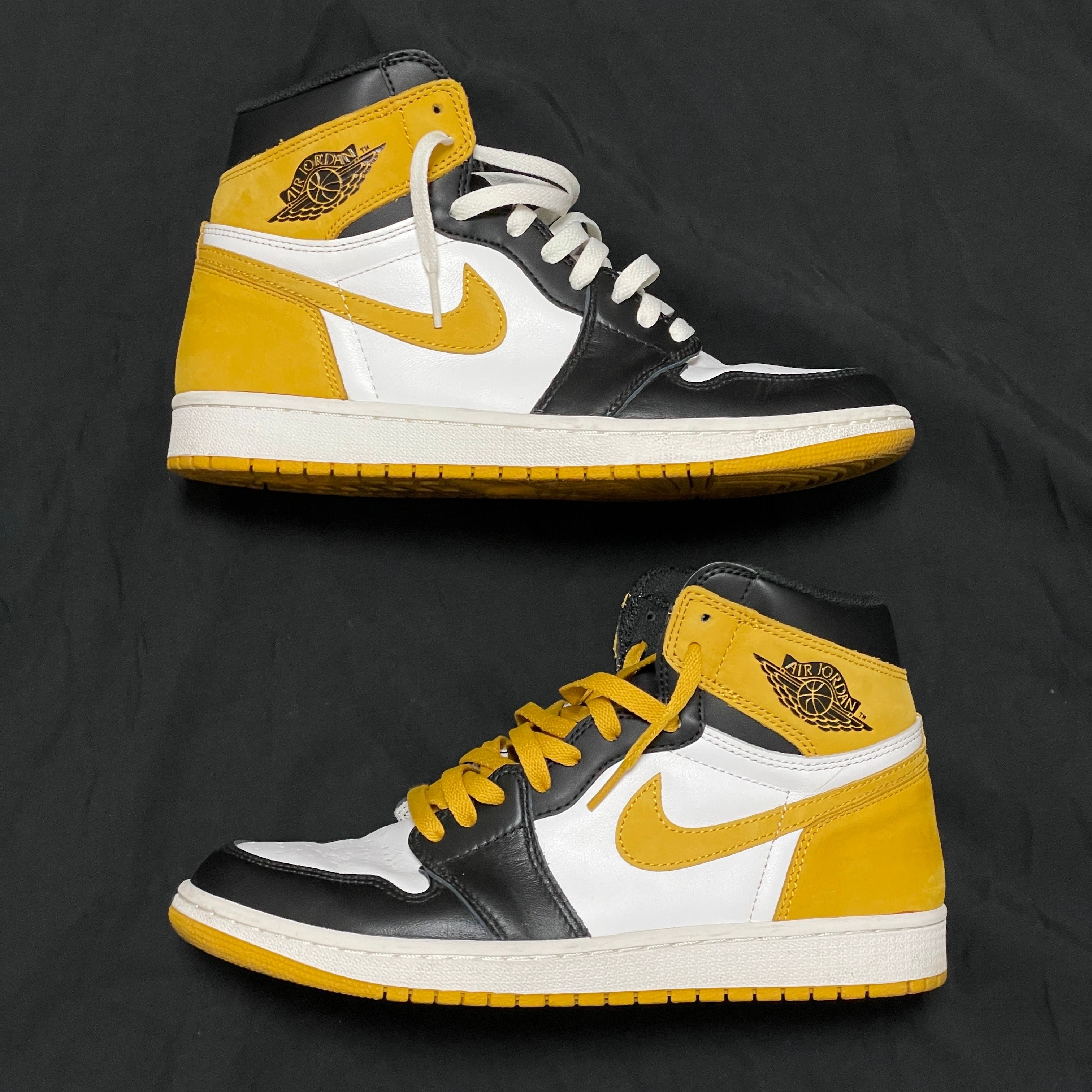 Nike Air Jordan 1 Retro High OG "Black Toe/Yellow Ochre"