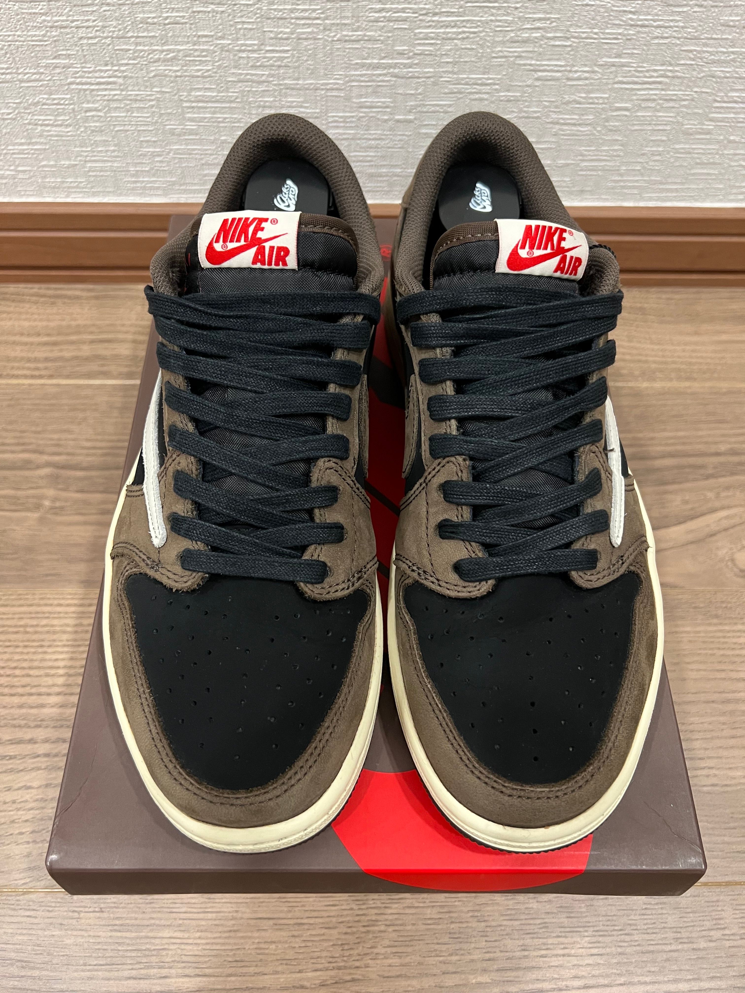 Travis Scott × Nike Air Jordan 1 Low OG SP-T  "Black/Dark Mocha"