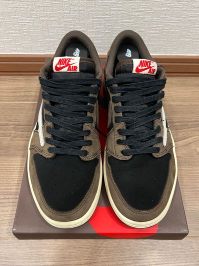 Travis Scott × Nike Air Jordan 1 Low OG SP-T "Black/Dark Mocha"