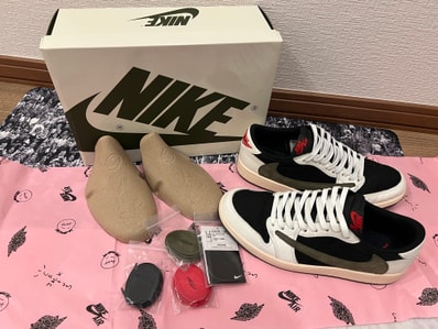 Travis Scott × Nike Women's Air Jordan 1 Low OG "Medium Olive"