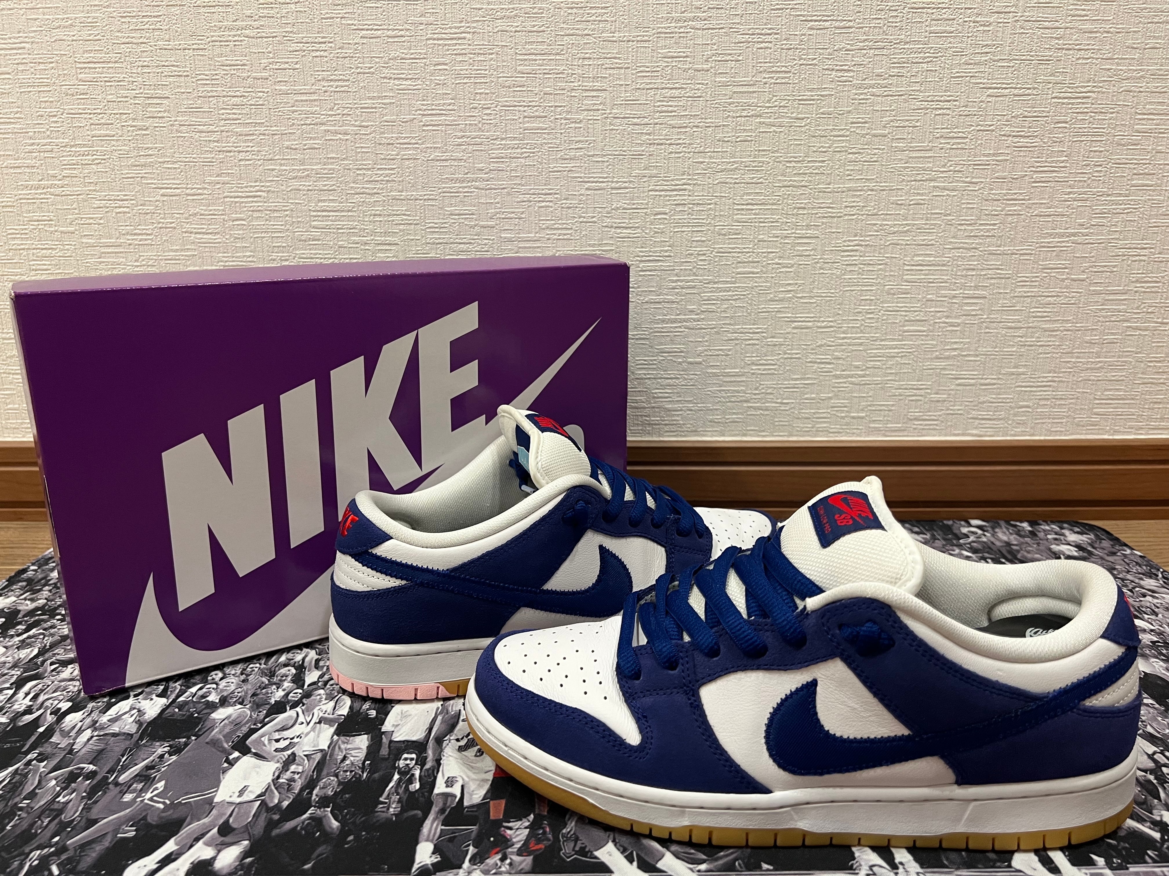 Nike SB Dunk Low "Los Angeles Dodgers/Deep Royal Blue"