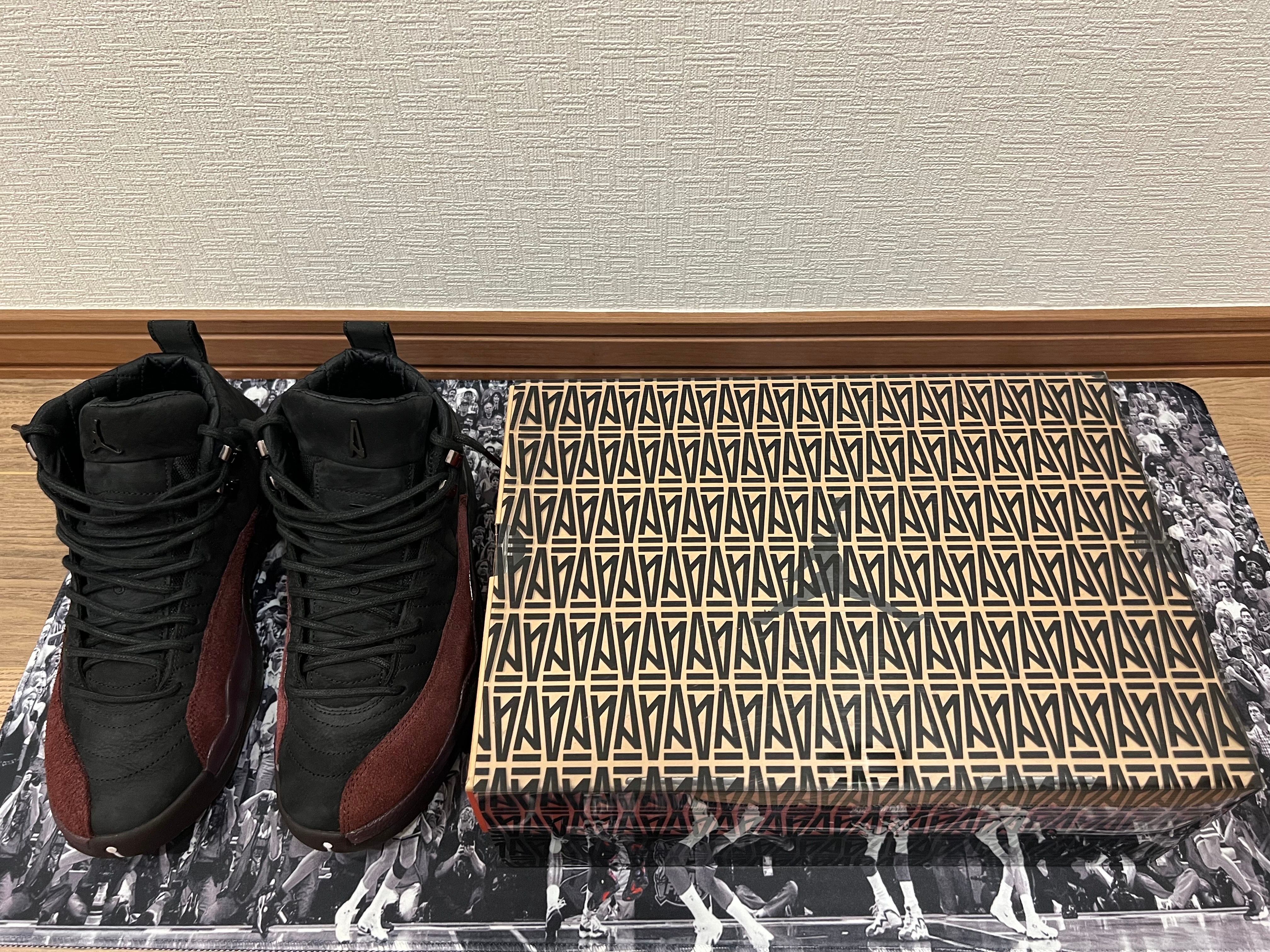 A Ma Maniere × Nike Women's Air Jordan 12 "Black and Burgundy Crush"