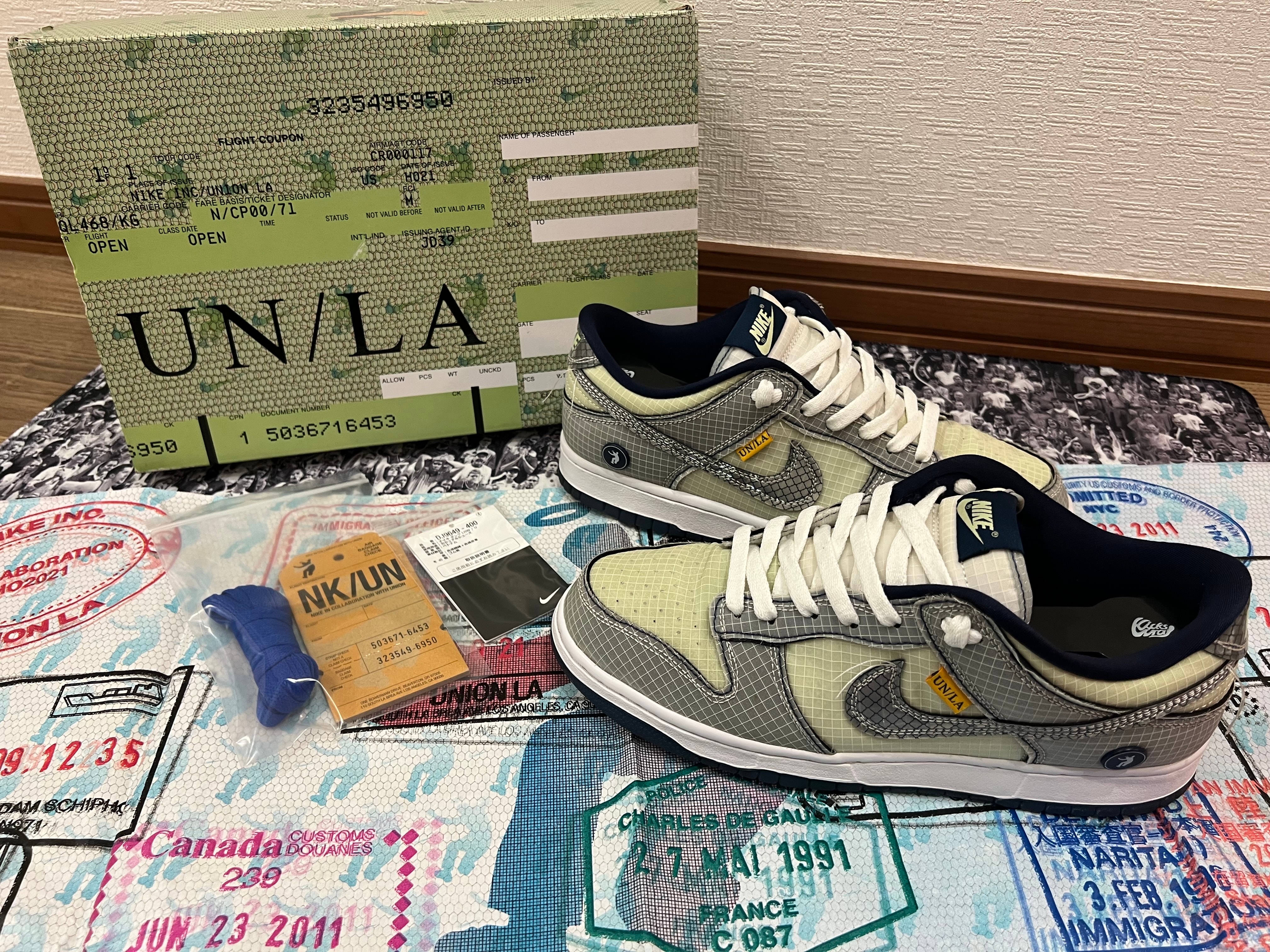 UNION × Nike Dunk Low "Pistachio"