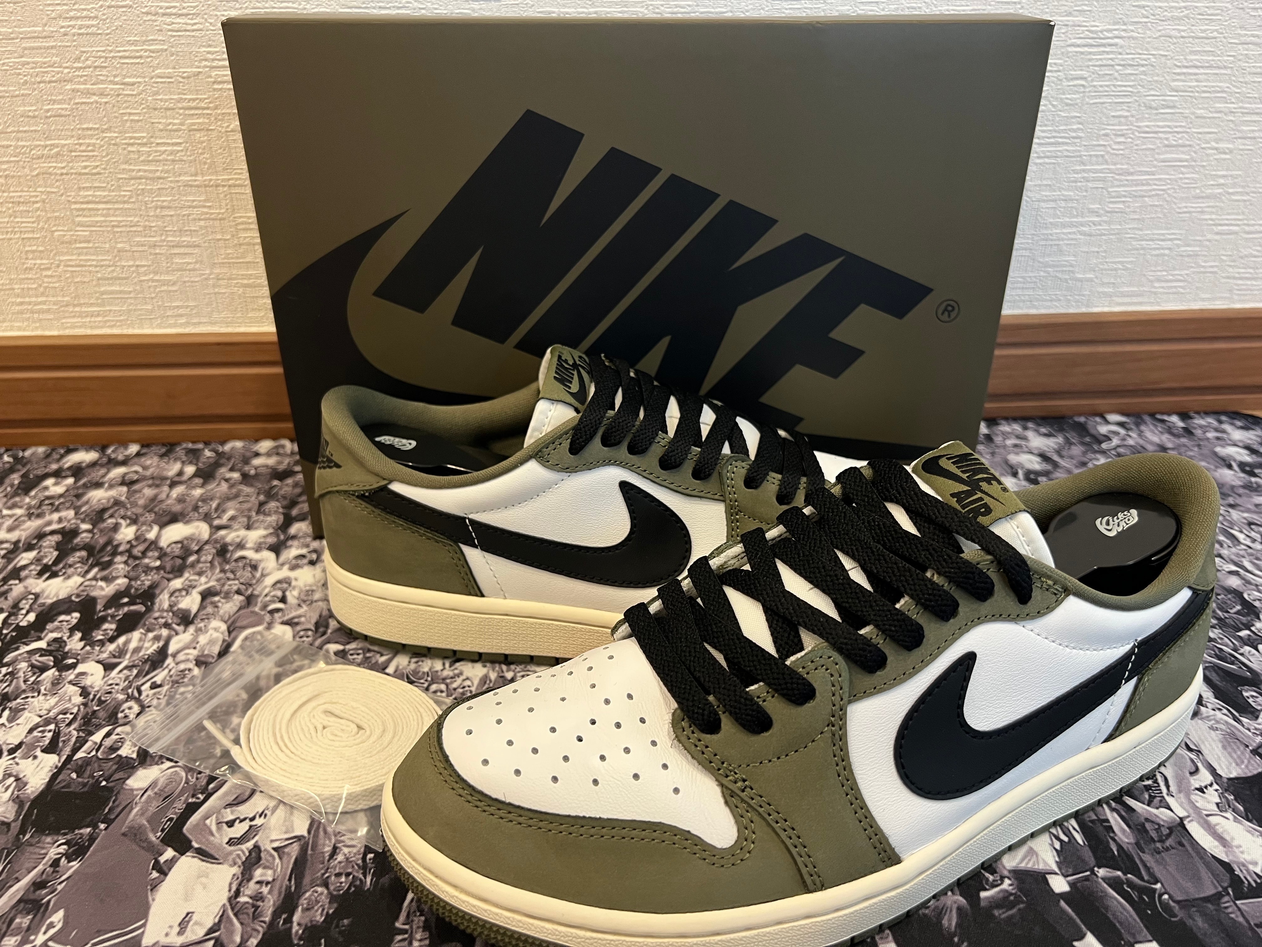 Nike Air Jordan 1 Low OG "Medium Olive and Summit White"