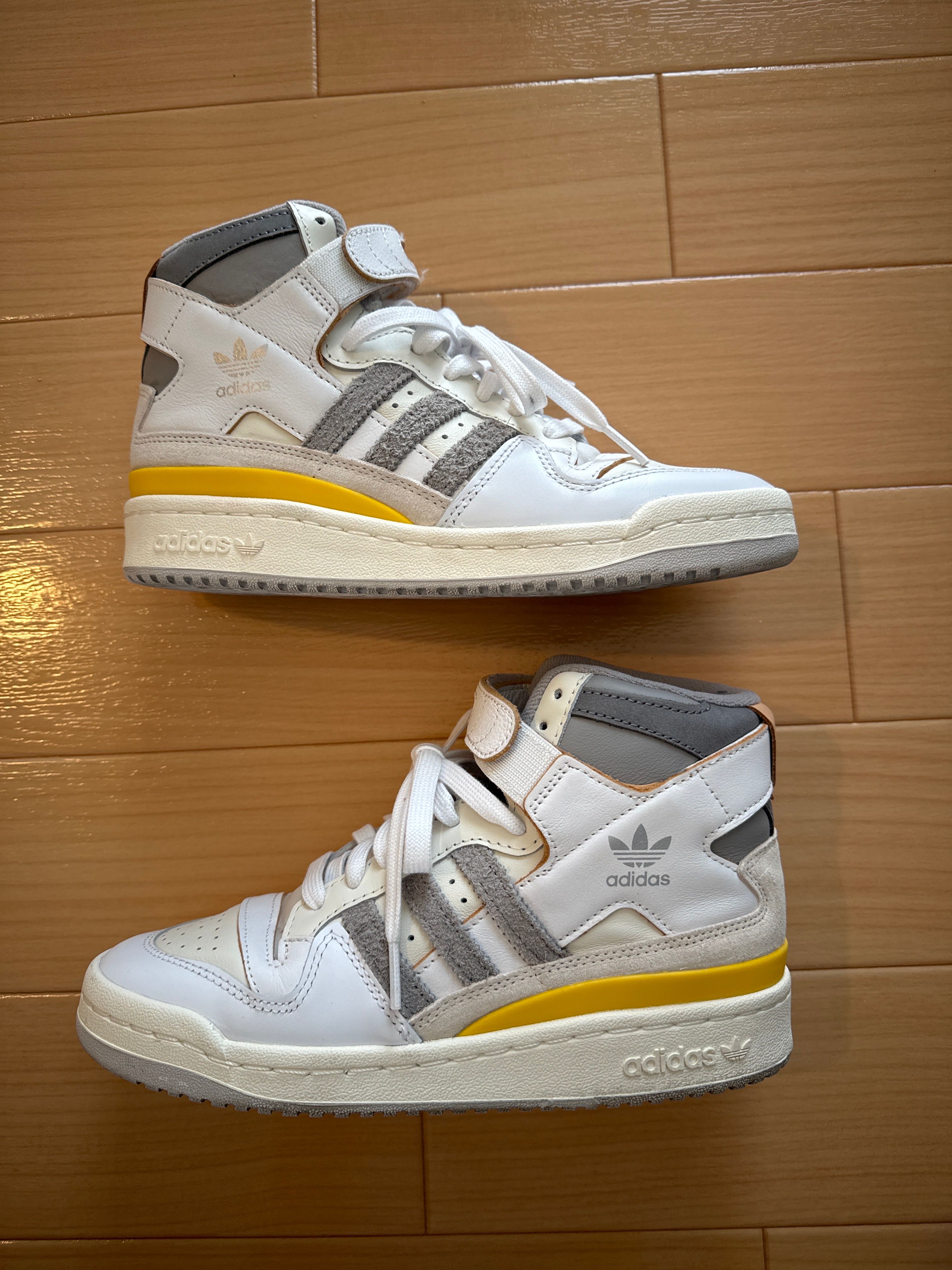 adidas Forum 84 High "White/Grey/Yellow"