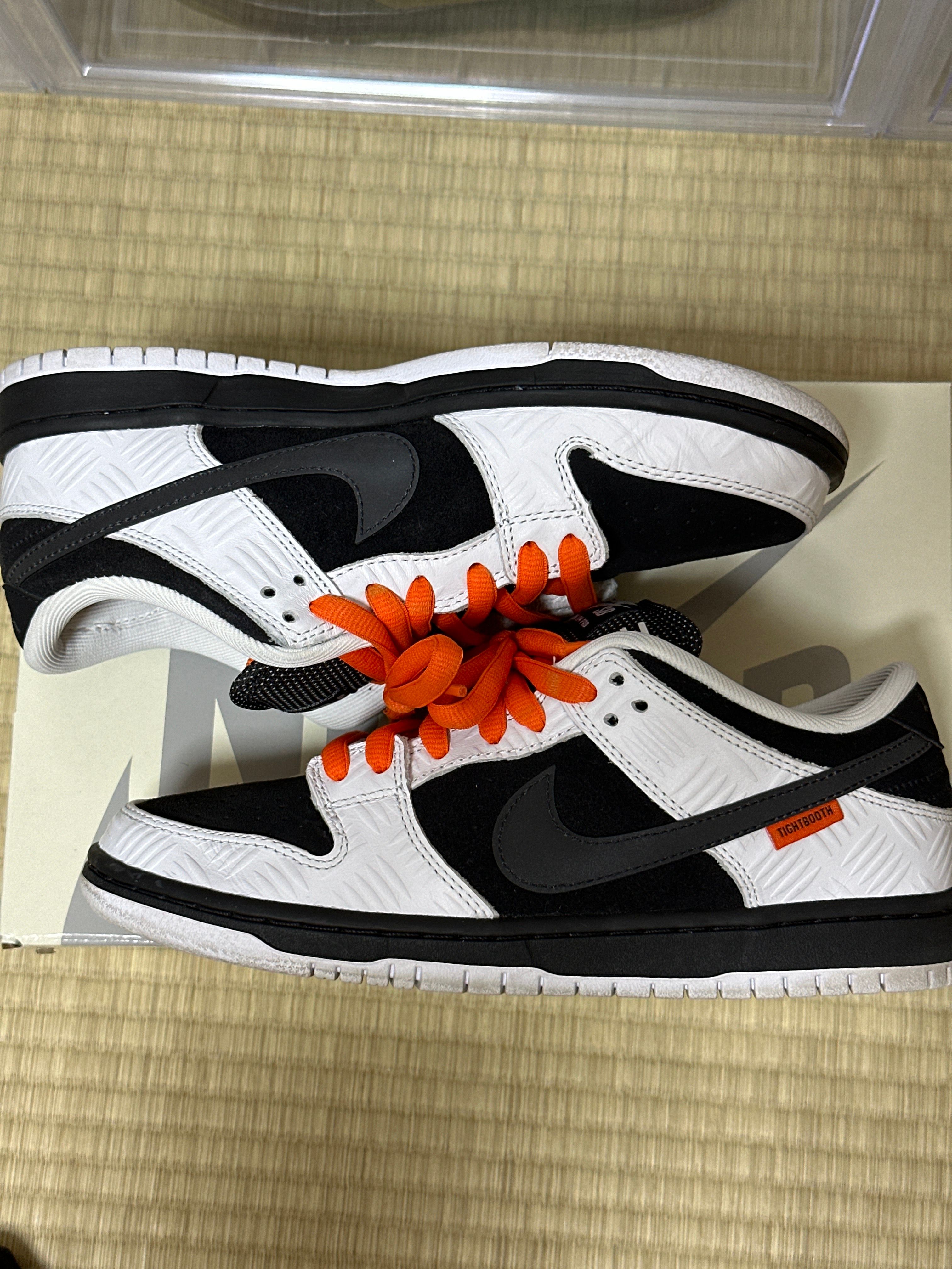 TIGHTBOOTH × Nike SB Dunk Low Pro QS "Black and White"