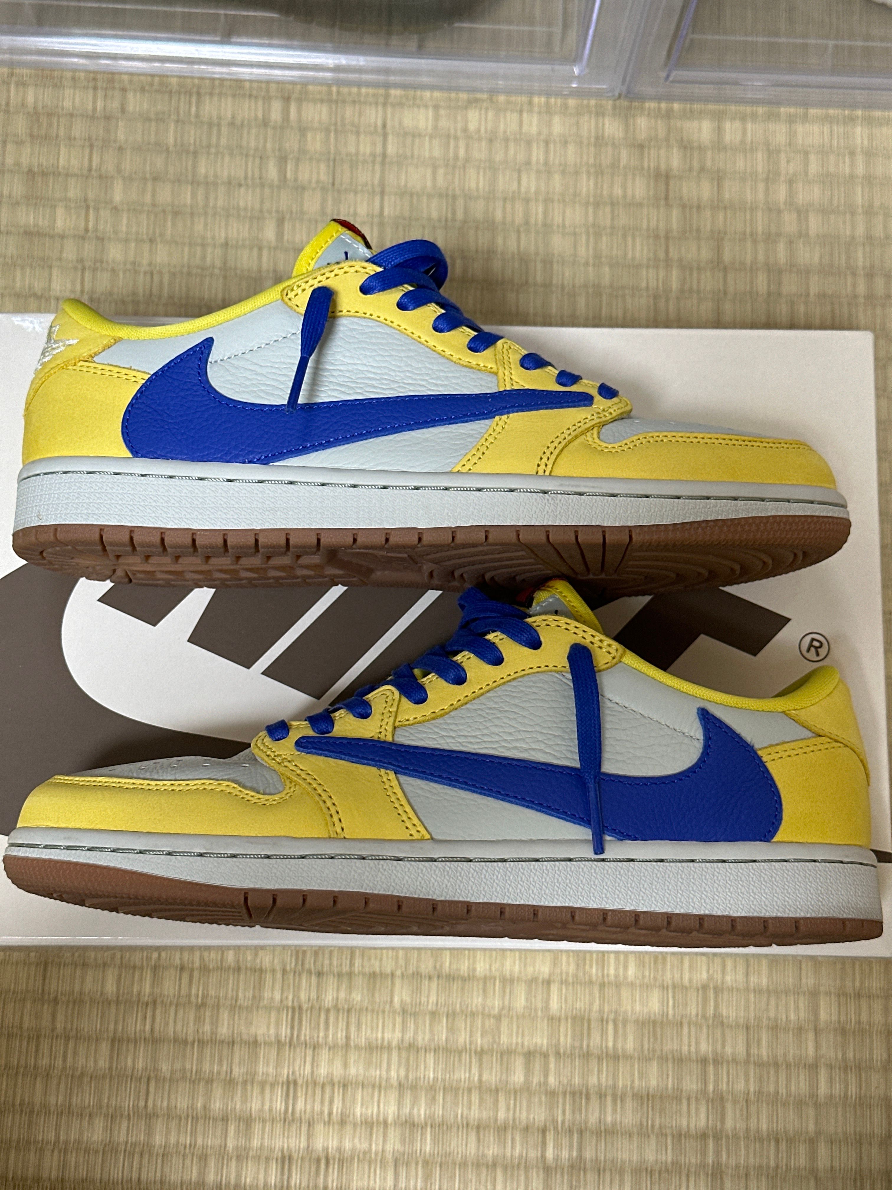 Travis Scott × Nike Women's Air Jordan 1 Retro Low OG "Canary"