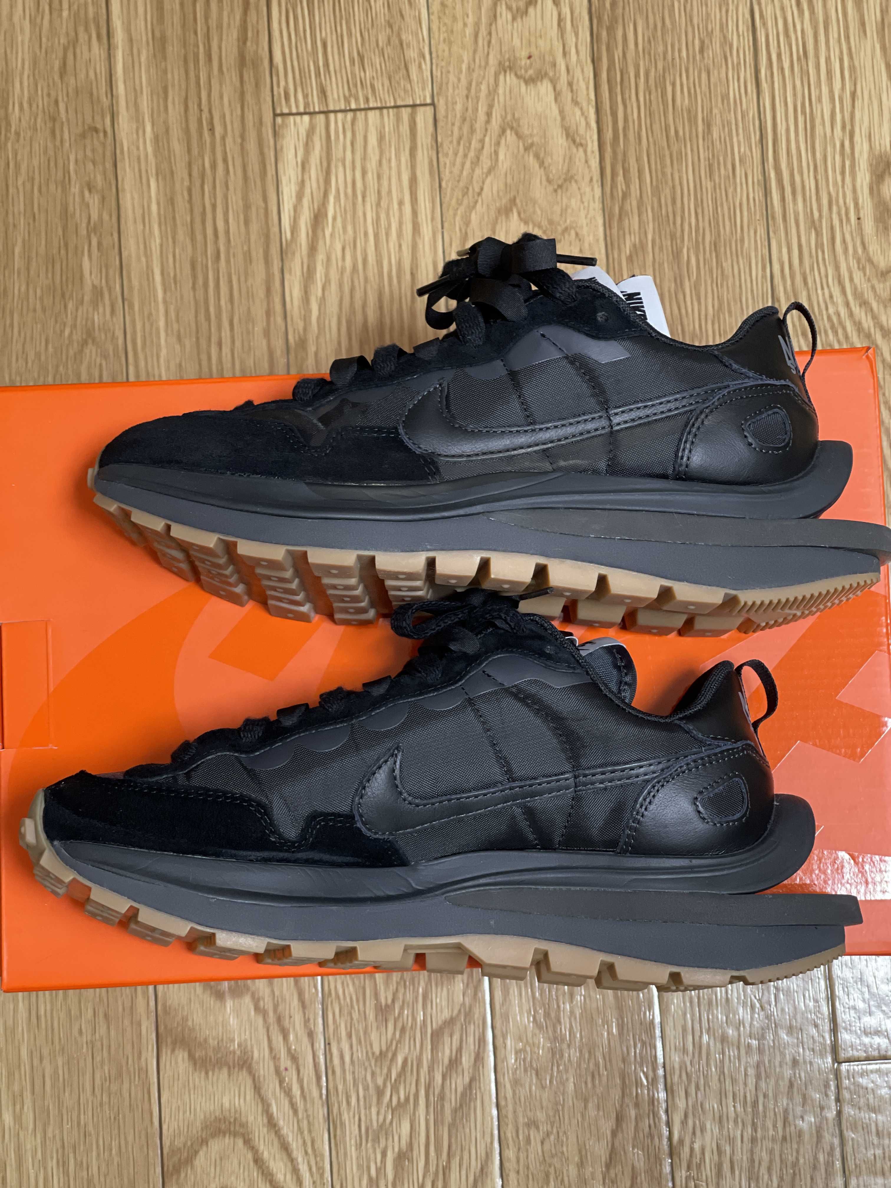 sacai × Nike VaporWaffle "Black Gum"