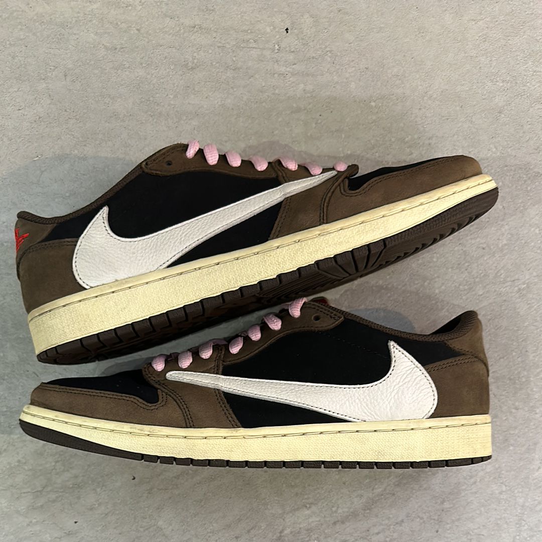 Travis Scott × Nike Air Jordan 1 Low OG SP-T  "Black/Dark Mocha"