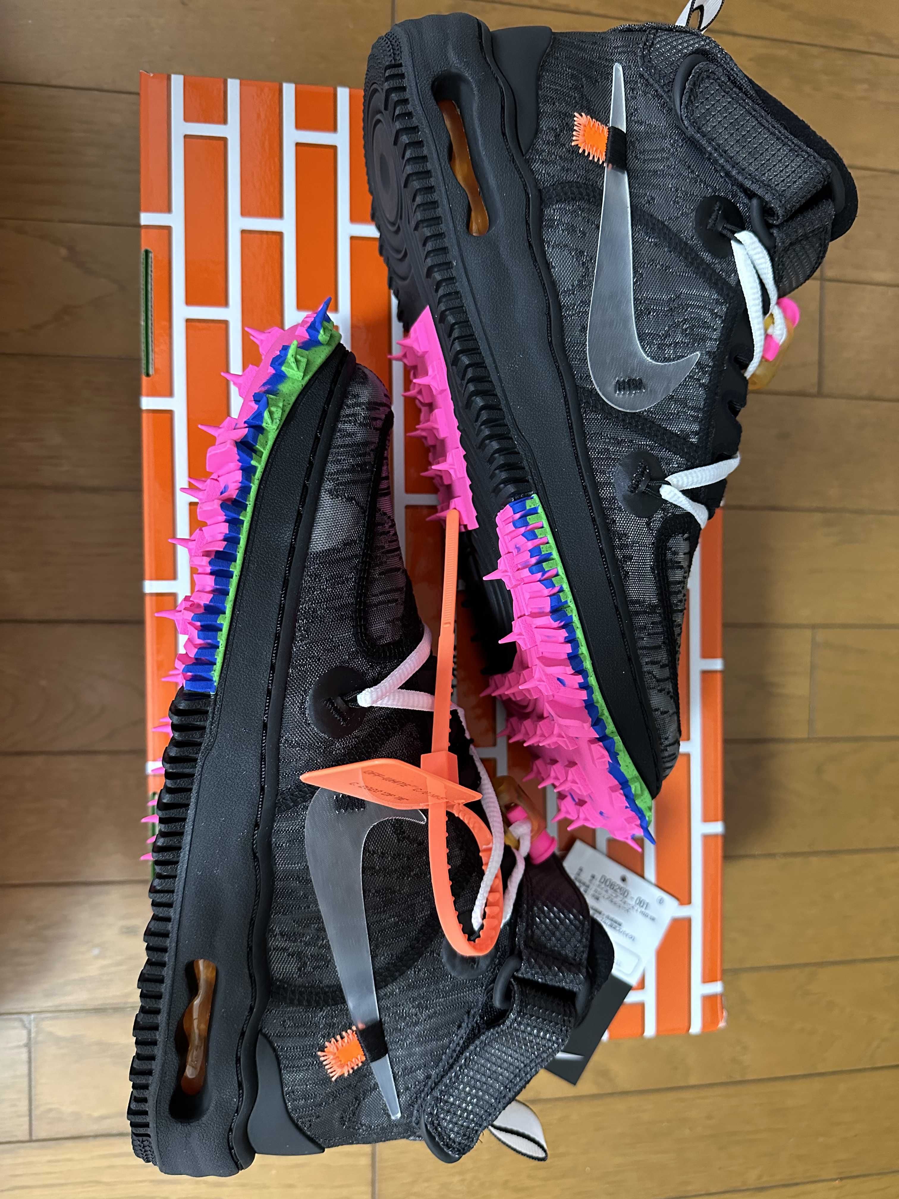 Off-White × Nike Air Force 1 Mid "Black"