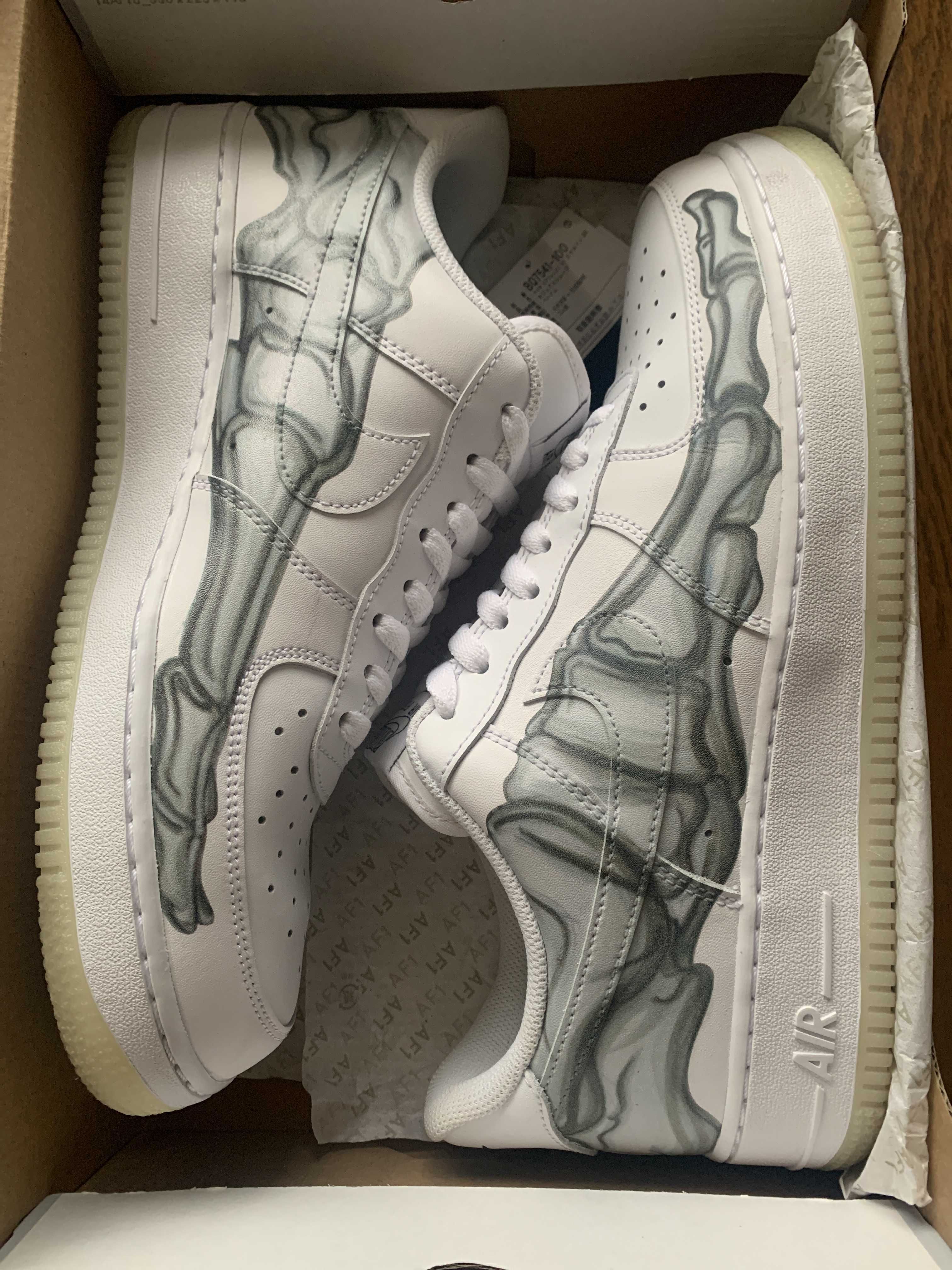 Nike Air Force 1 Low "White Skeleton"