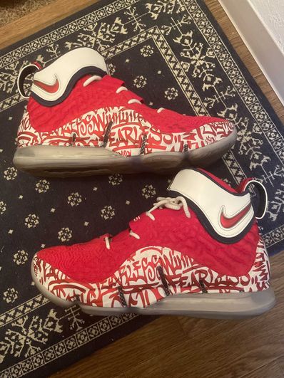 Nike Lebron 17 "Graffiti Remix Red"