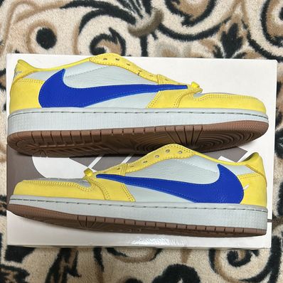 Travis Scott × Nike Women's Air Jordan 1 Retro Low OG "Canary"