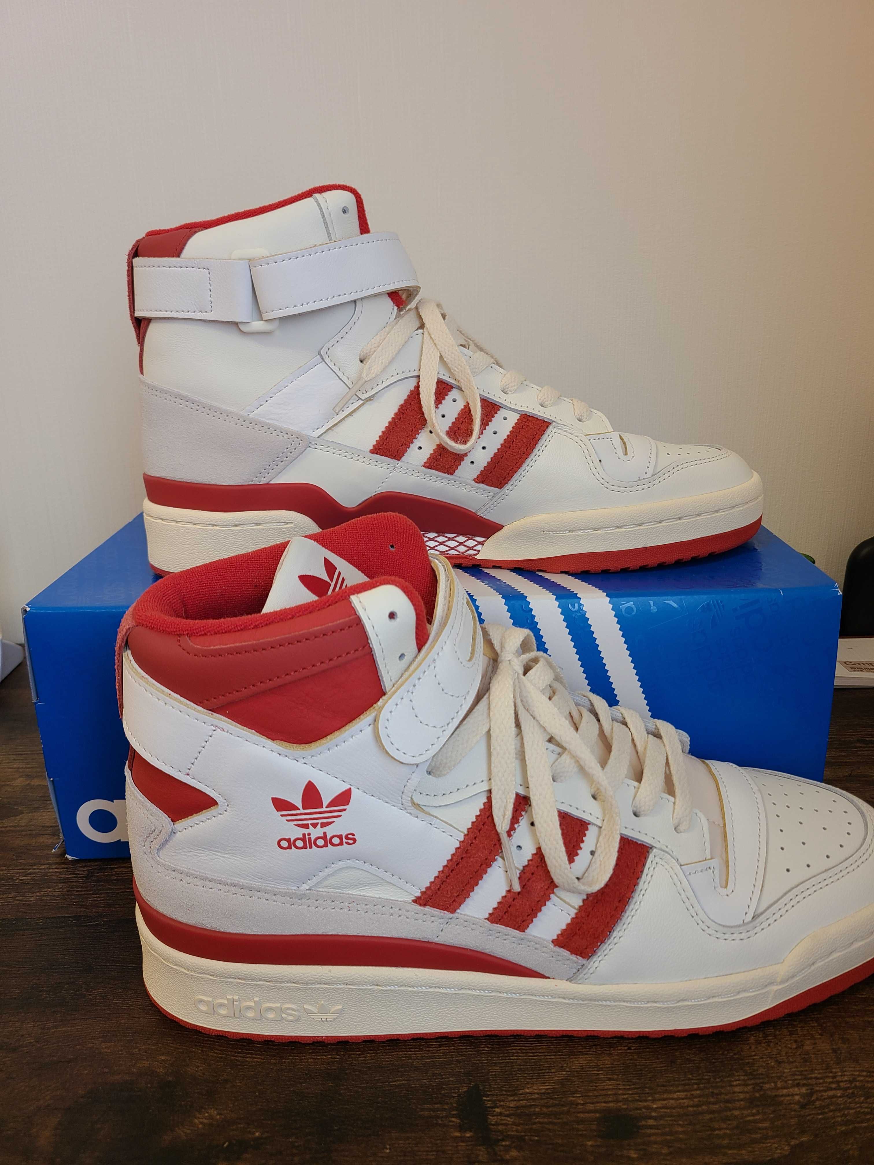 adidas Forum 84 High "Cloud White/Team Power Red/Cream White"