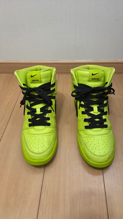 AMBUSH × NIKE DUNK HIGH "FLASH LIME"