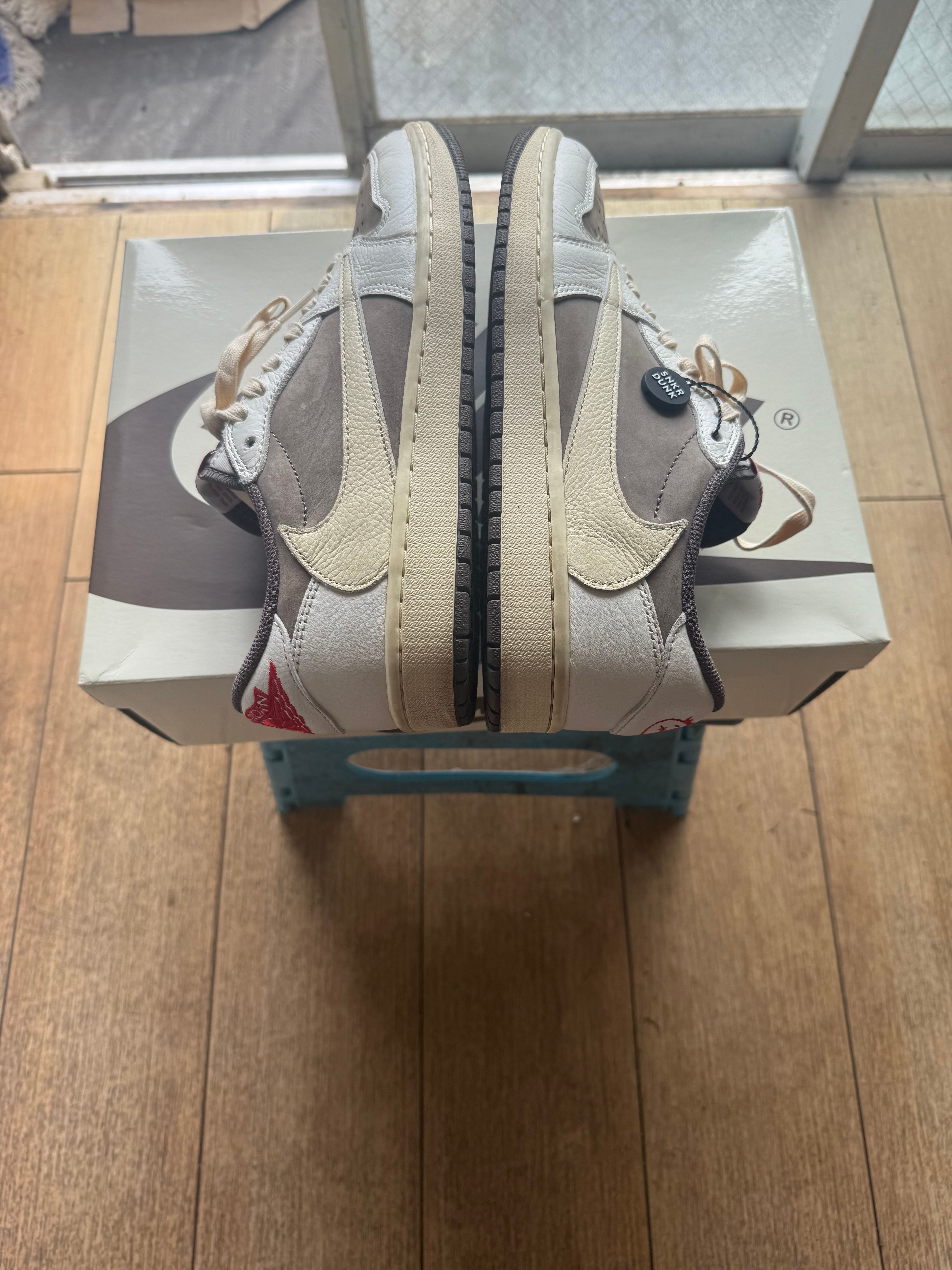 Travis Scott × Nike Air Jordan 1 Low OG SP "Reverse Mocha/Sail and Ridgerock"
