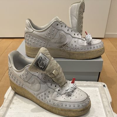 Nike Women's Air Force 1 Low Star Studded "White"