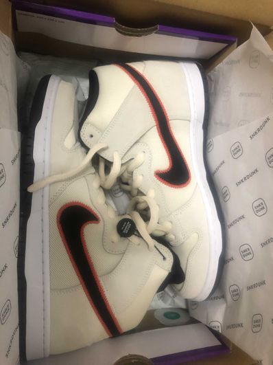 Nike SB Dunk High "San Francisco Giants/Coconut Milk and Black"