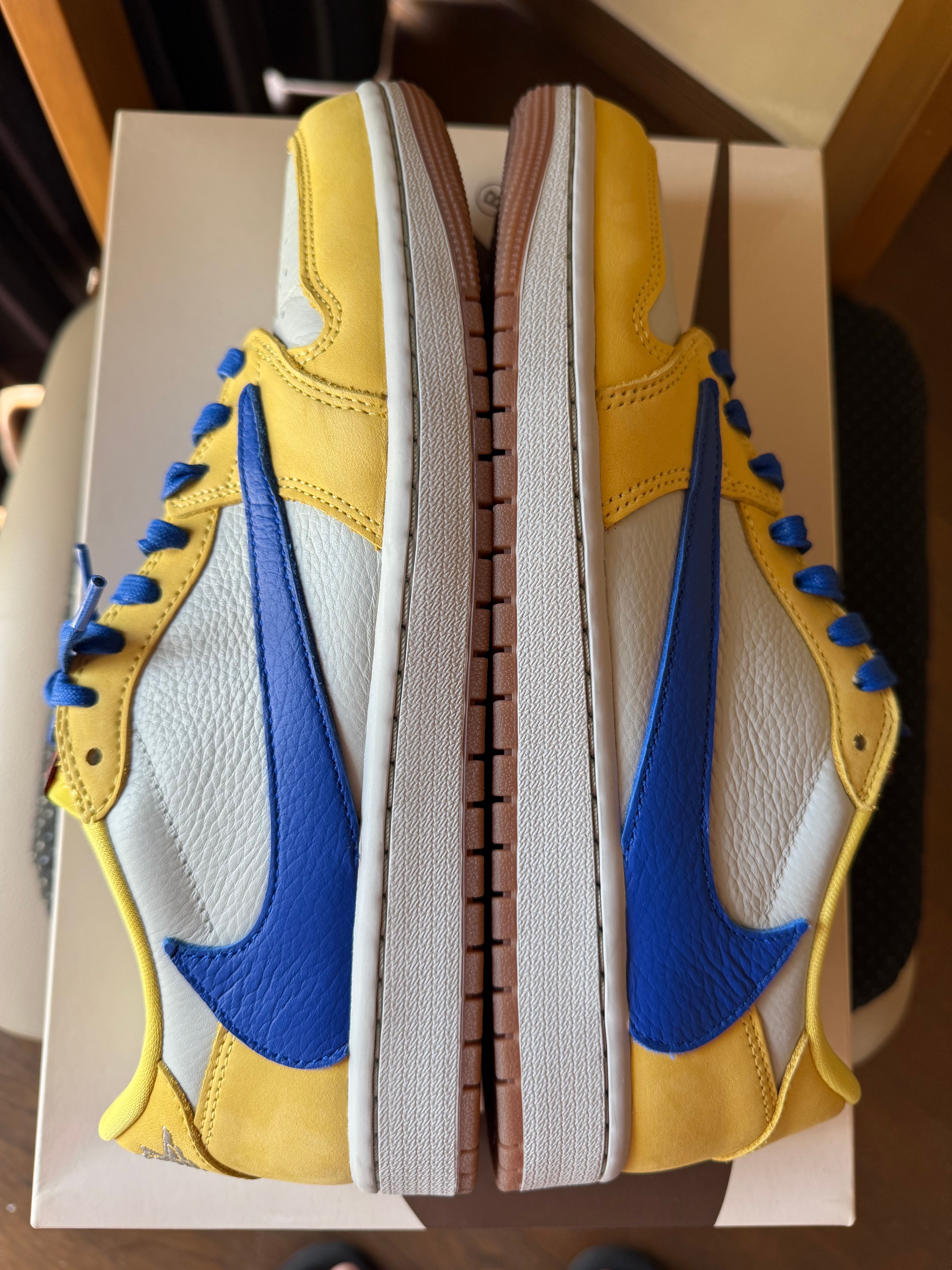 Travis Scott × Nike Women's Air Jordan 1 Retro Low OG "Canary"