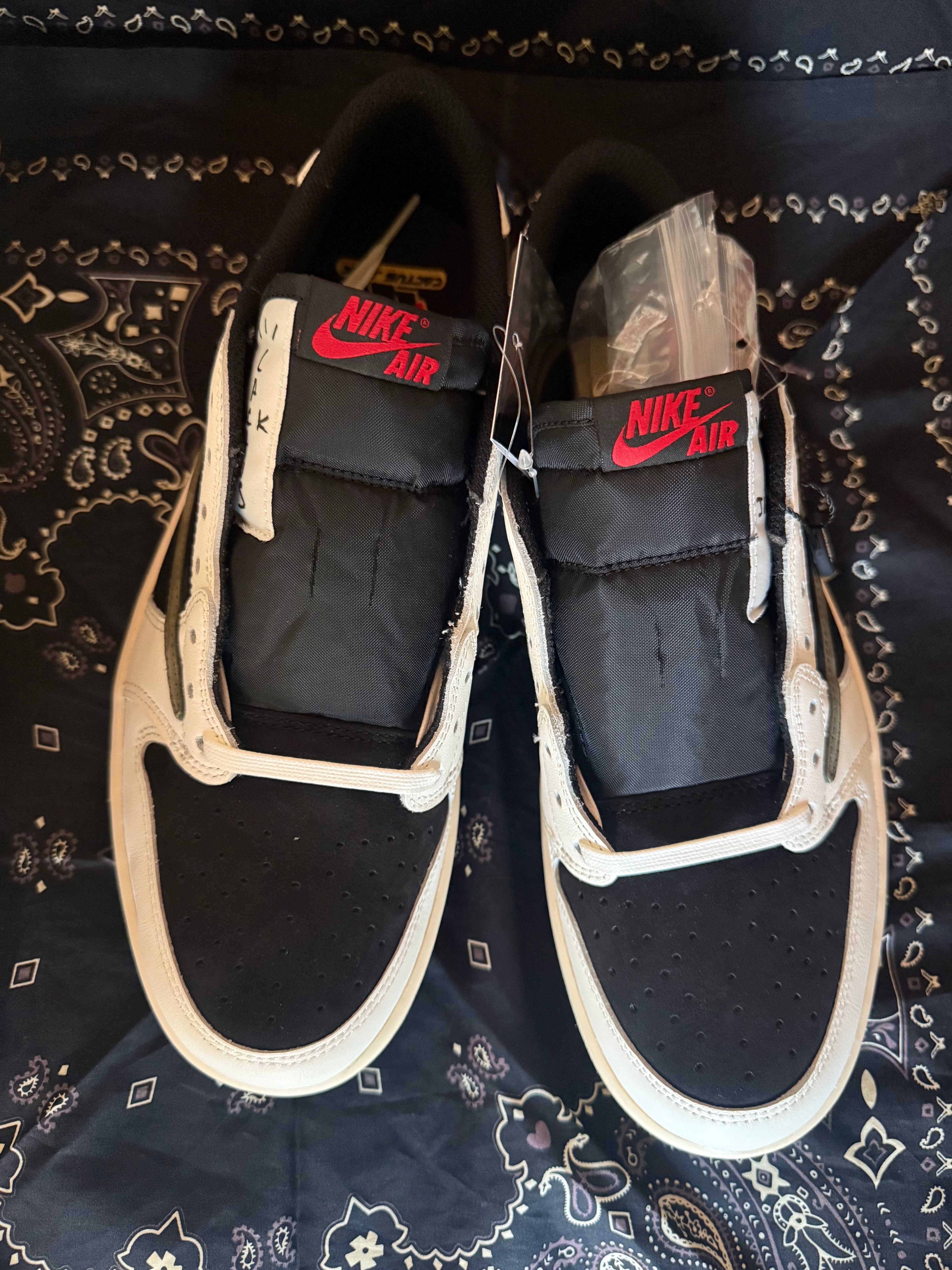 Travis Scott × Nike Women's Air Jordan 1 Low OG "Medium Olive"