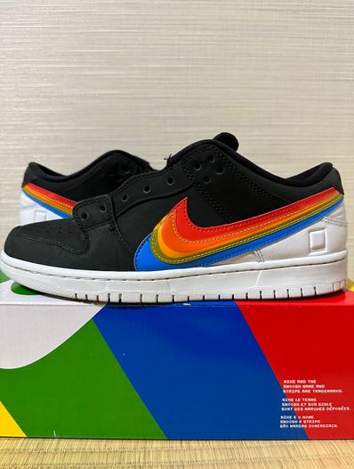Polaroid × Nike SB Dunk Low Pro QS "Black/White"