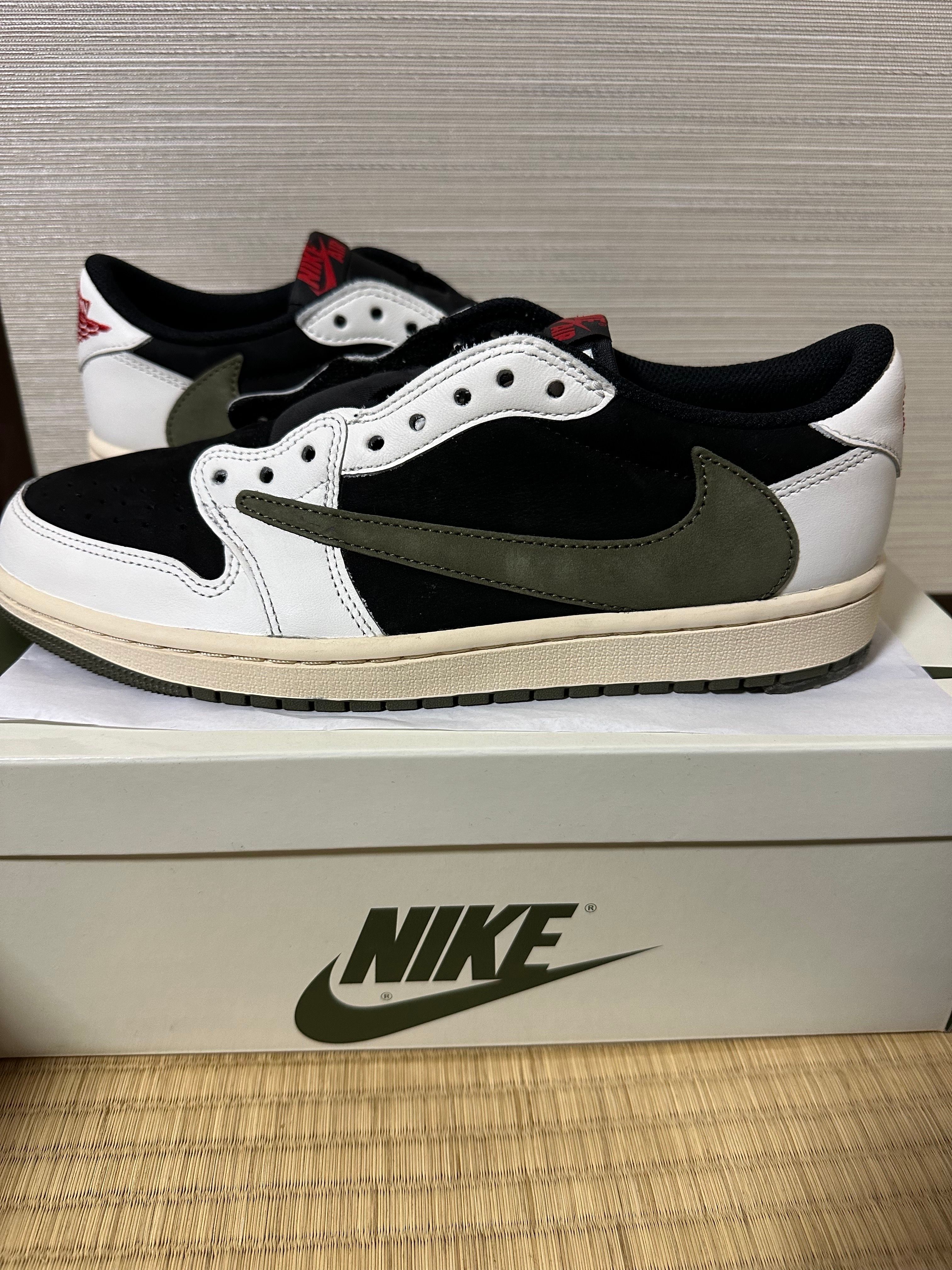 Travis Scott × Nike Women's Air Jordan 1 Low OG "Medium Olive"
