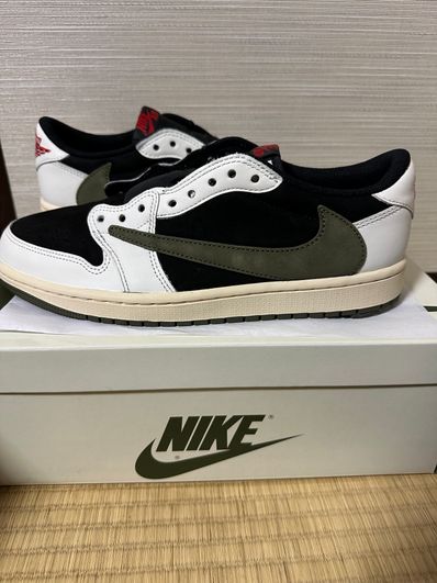 Travis Scott × Nike Women's Air Jordan 1 Low OG "Medium Olive"