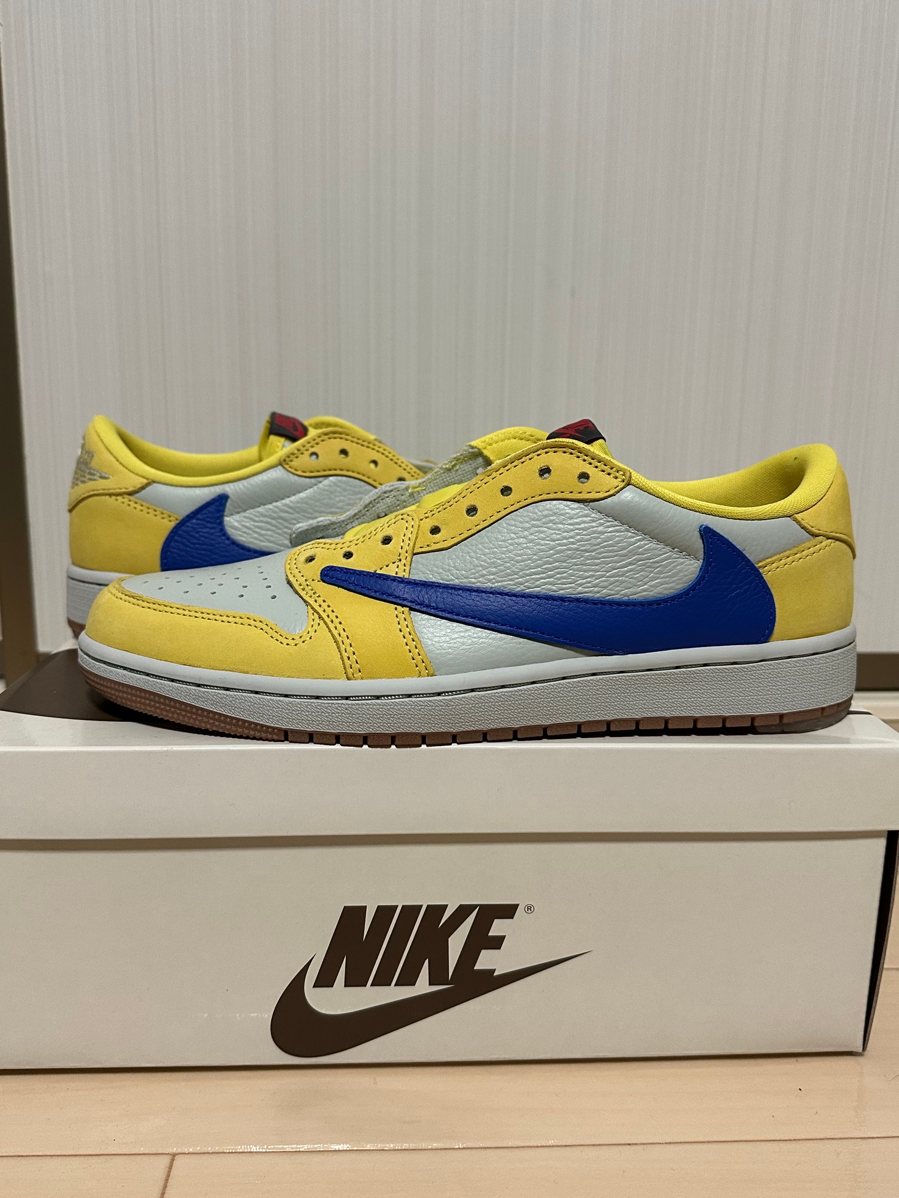 Travis Scott × Nike Women's Air Jordan 1 Retro Low OG "Canary"