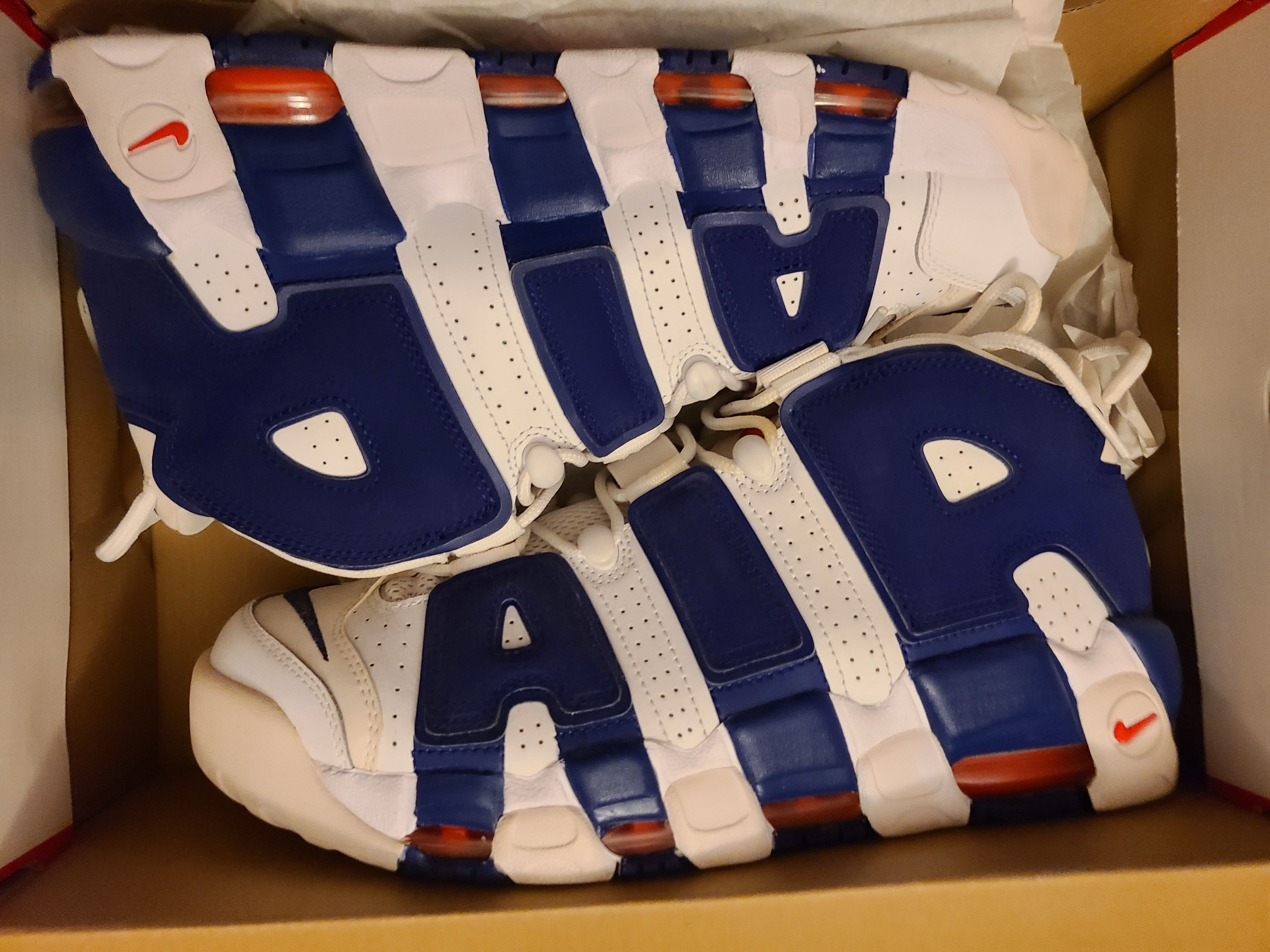 NIKE AIR MORE UPTEMPO 96 "WHITE/DEEP ROYAL BLUE"