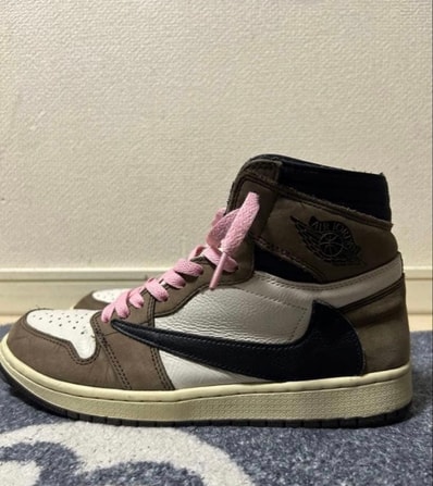 Travis Scott × Nike Air Jordan 1 Retro High OG TS SP "Sail/Dark Mocha"
