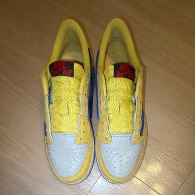 Travis Scott × Nike Women's Air Jordan 1 Retro Low OG "Canary"